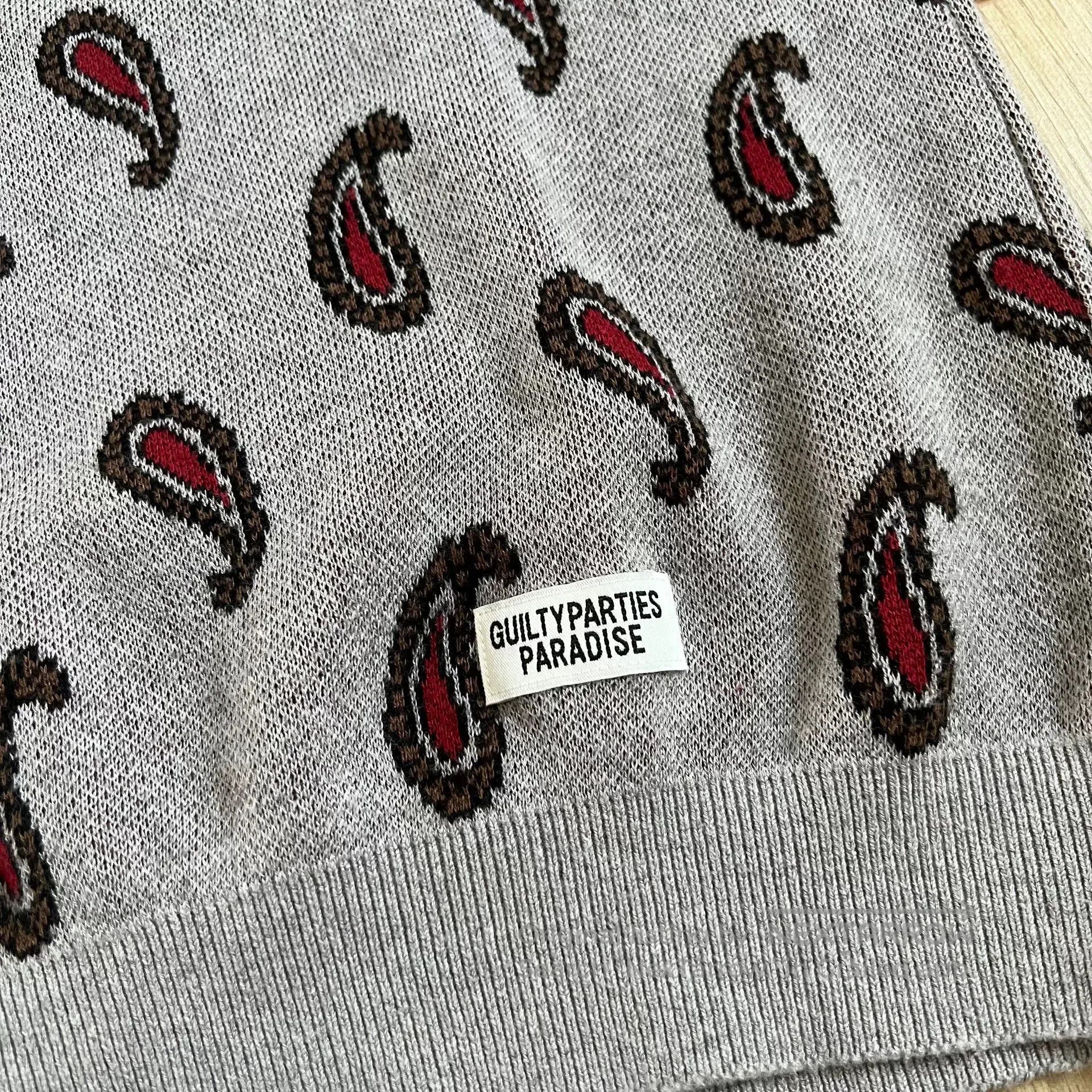 Wacko Maria WACKO MARIA 21SS Leopard Knit Polo. Size US M / EU 48-50 / 2 - 5 Thumbnail