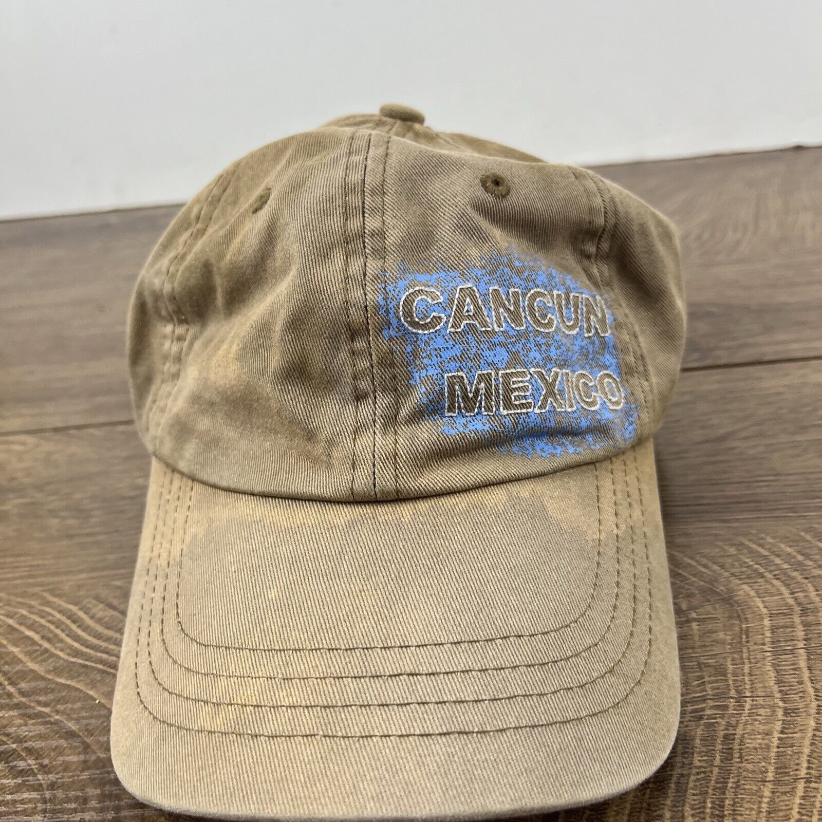 Other Cancun Mexico Hat Cancun Cap Hat Brown Cap Adjustable Brown Size ONE SIZE - 5 Thumbnail