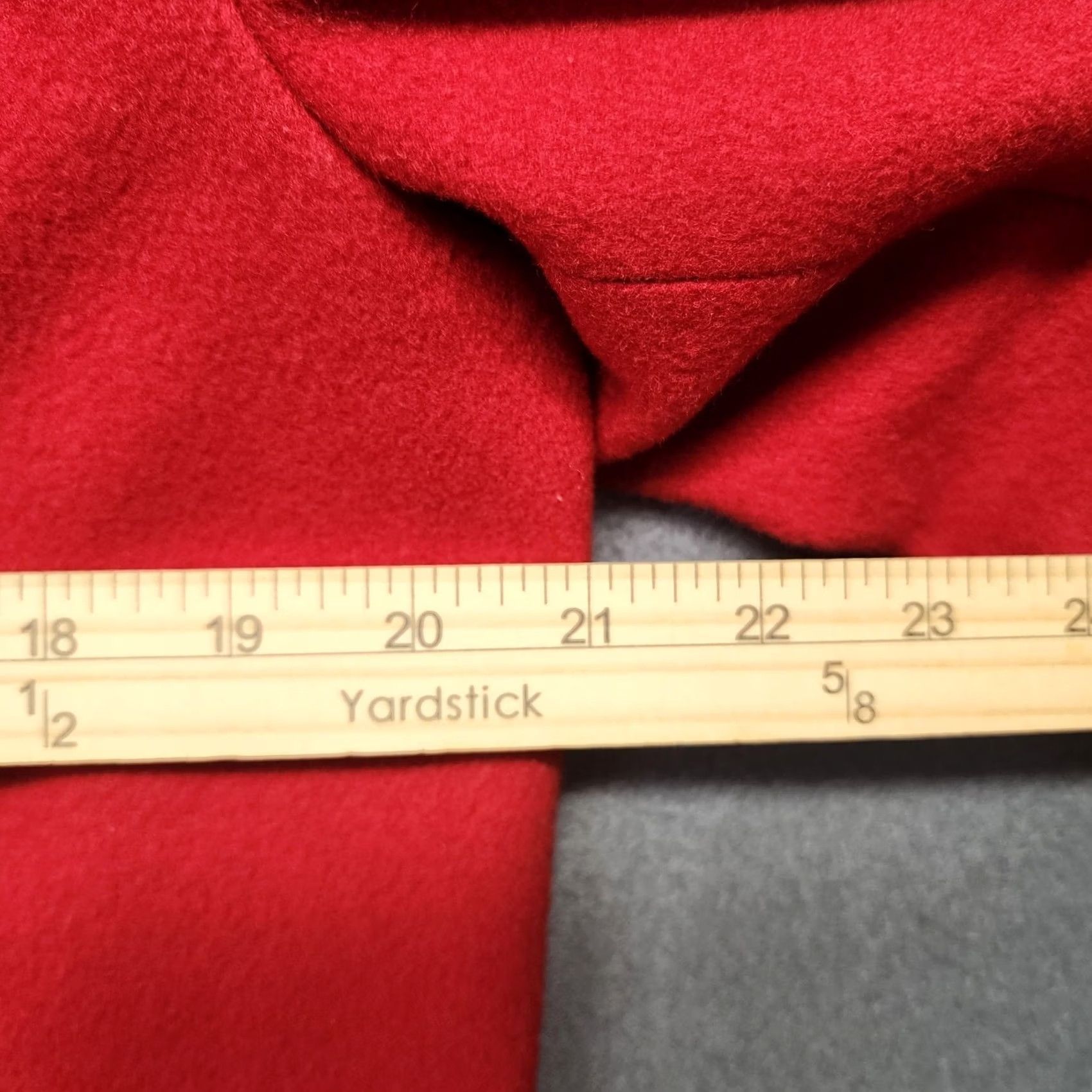 Vintage LL Bean Blazer Womens 12 R Red Single Button Lined Notch Lapel Cardigan? No, Blazer. Size XL / US 12-14 / IT 48-50 - 5 Thumbnail