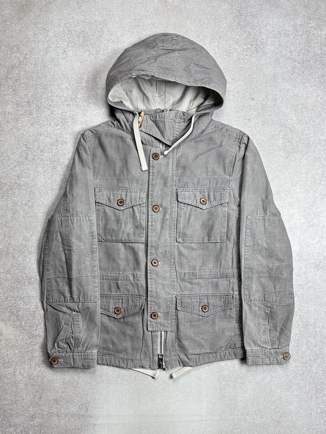 Allsaints Allsaints Multipocket Hooded Military Style Jacket Rare M Size US M / EU 48-50 / 2 - 1 Thumbnail