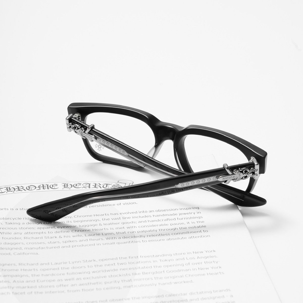 Chrome Hearts CHROME HEARTS VAGILLIONAIRE I MATTE BLACK GLASSES Size ONE SIZE - 7 Thumbnail