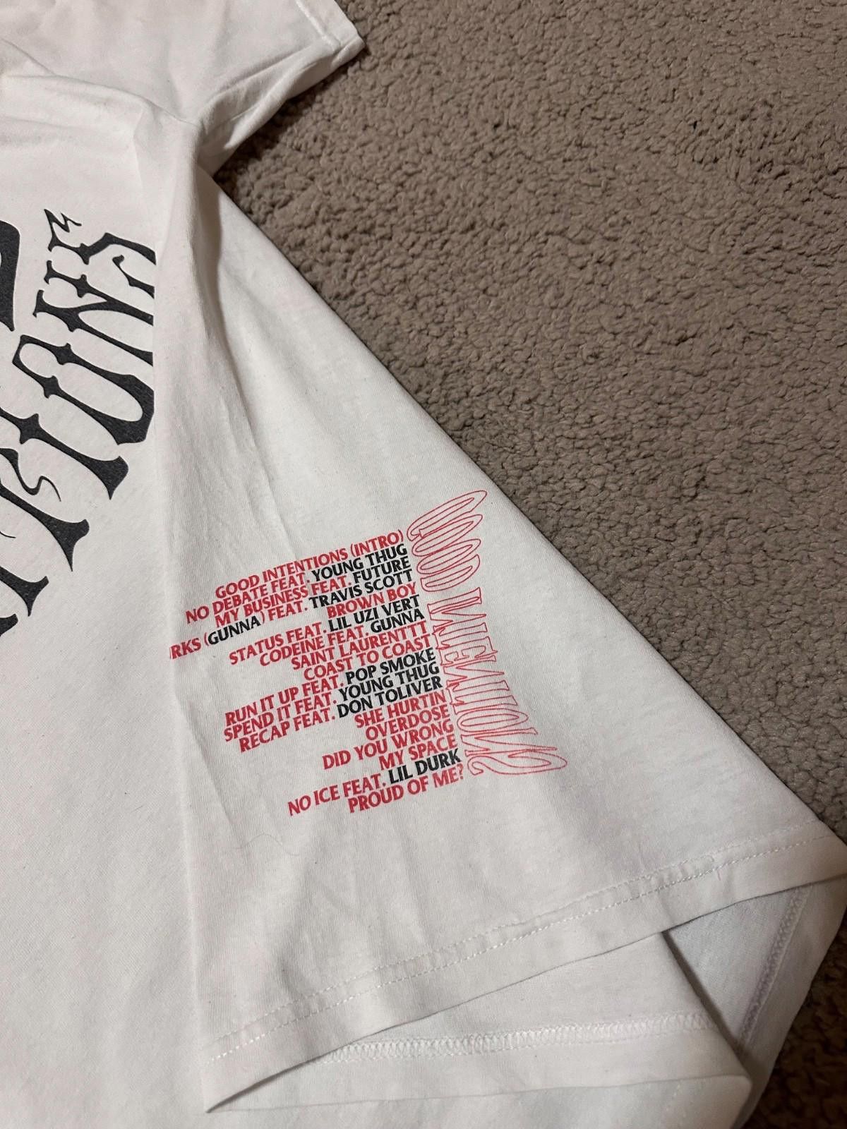 Other VLONE x Nav- Good Intentions T-Shirt Men's Size XL Vlone Size US XL / EU 56 / 4 - 5 Thumbnail