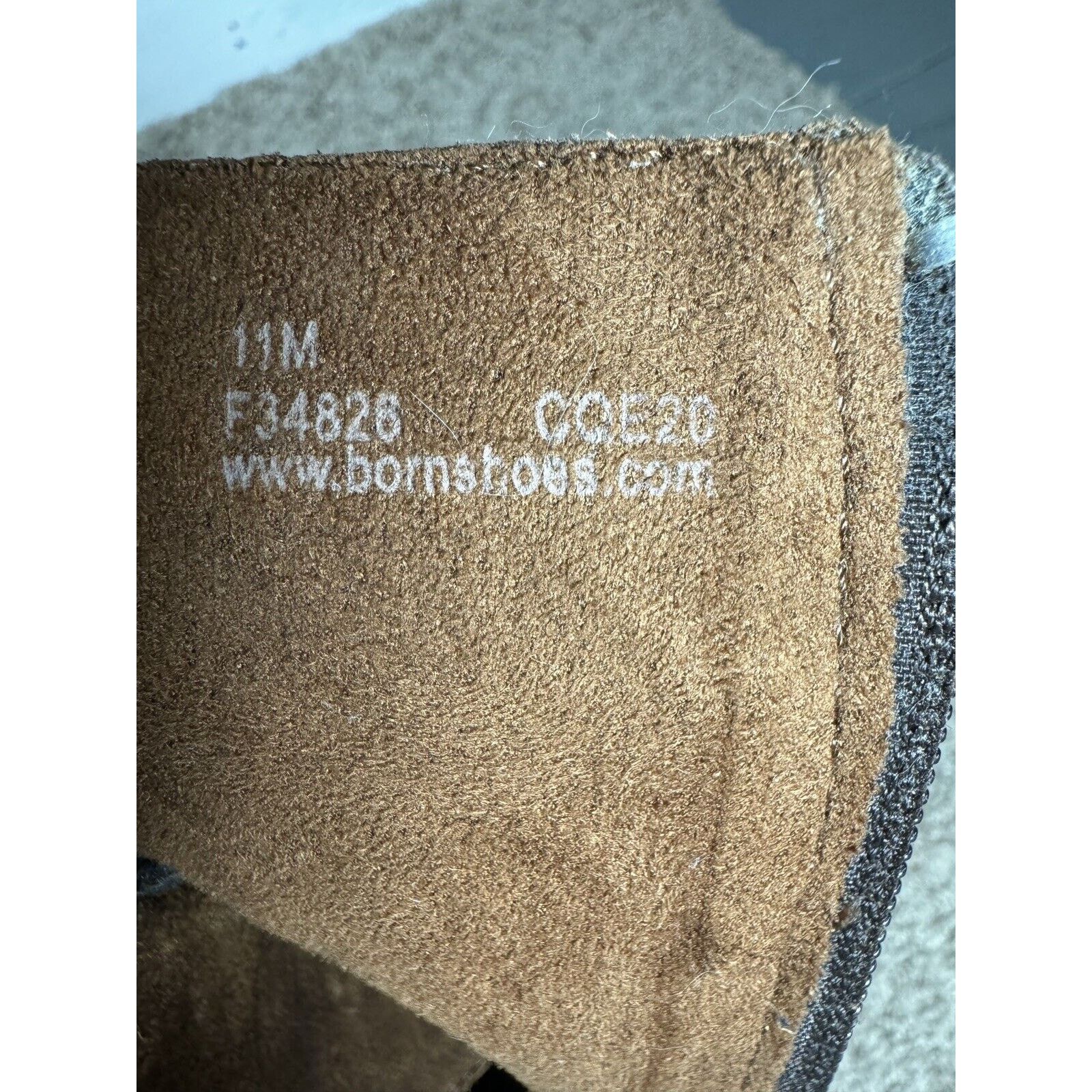 Born Born Hand Crafted Footwear, Distressed Suede Combat Boots Size US 11 / IT 41 - 12 Thumbnail