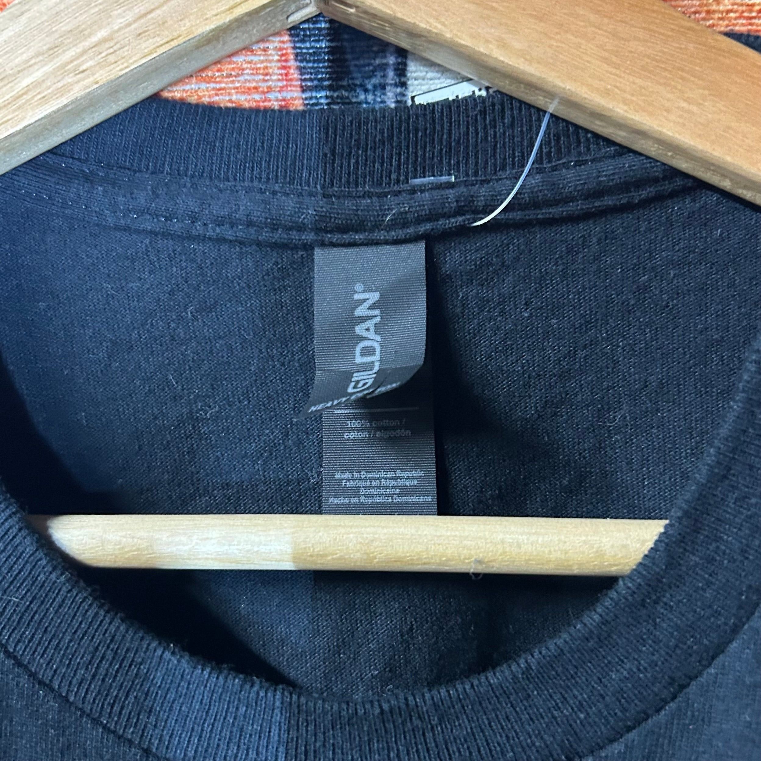 Vertabrae Black Double Emblem Shorts (Size Medium)