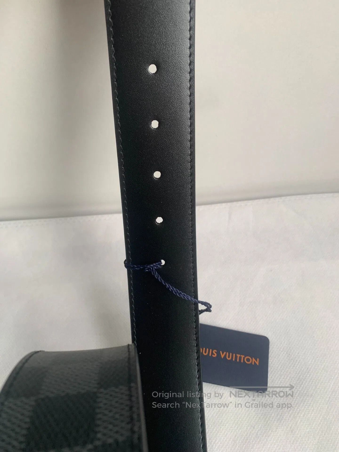 Louis Vuitton LV Damier Check Belt M0213. Size ONE SIZE - 7 Thumbnail