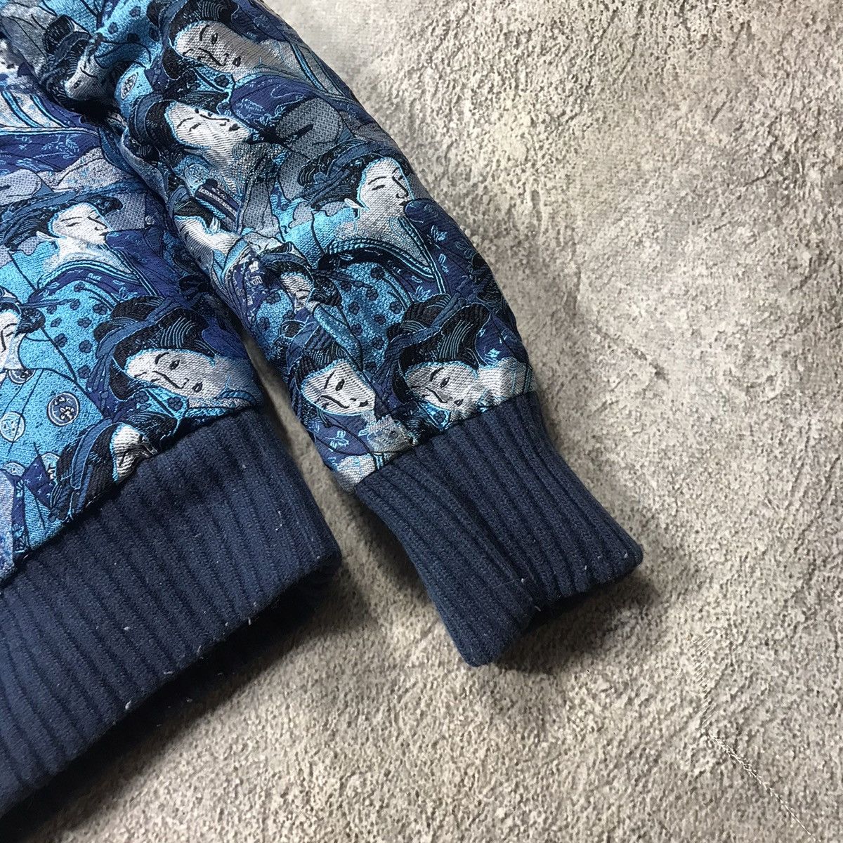Vintage Vintage 90s Y2K All Over Print Quilted Hoodie Streetwear M Size M / US 6-8 / IT 42-44 - 5 Thumbnail