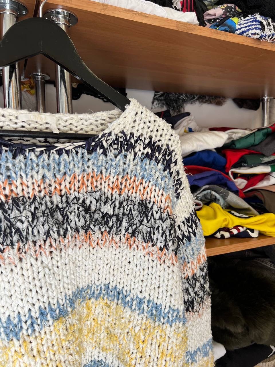 Chloe × Vintage Chloe Mohair Wool Oversized Vintage Sweater Size M / US 6-8 / IT 42-44 - 3 Thumbnail