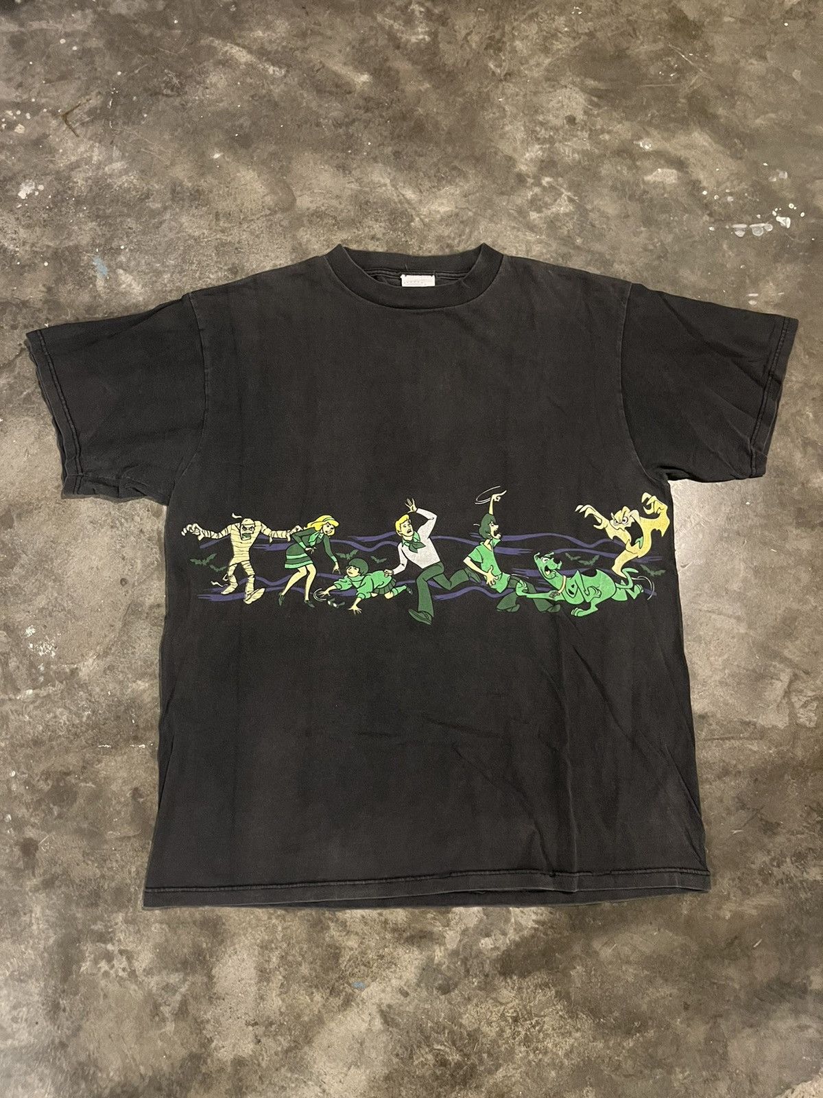 image of Grailed x Movie Vintage Scooby Doo Paramount Parks Cartoon Tee in Black, Men's (Size XL)