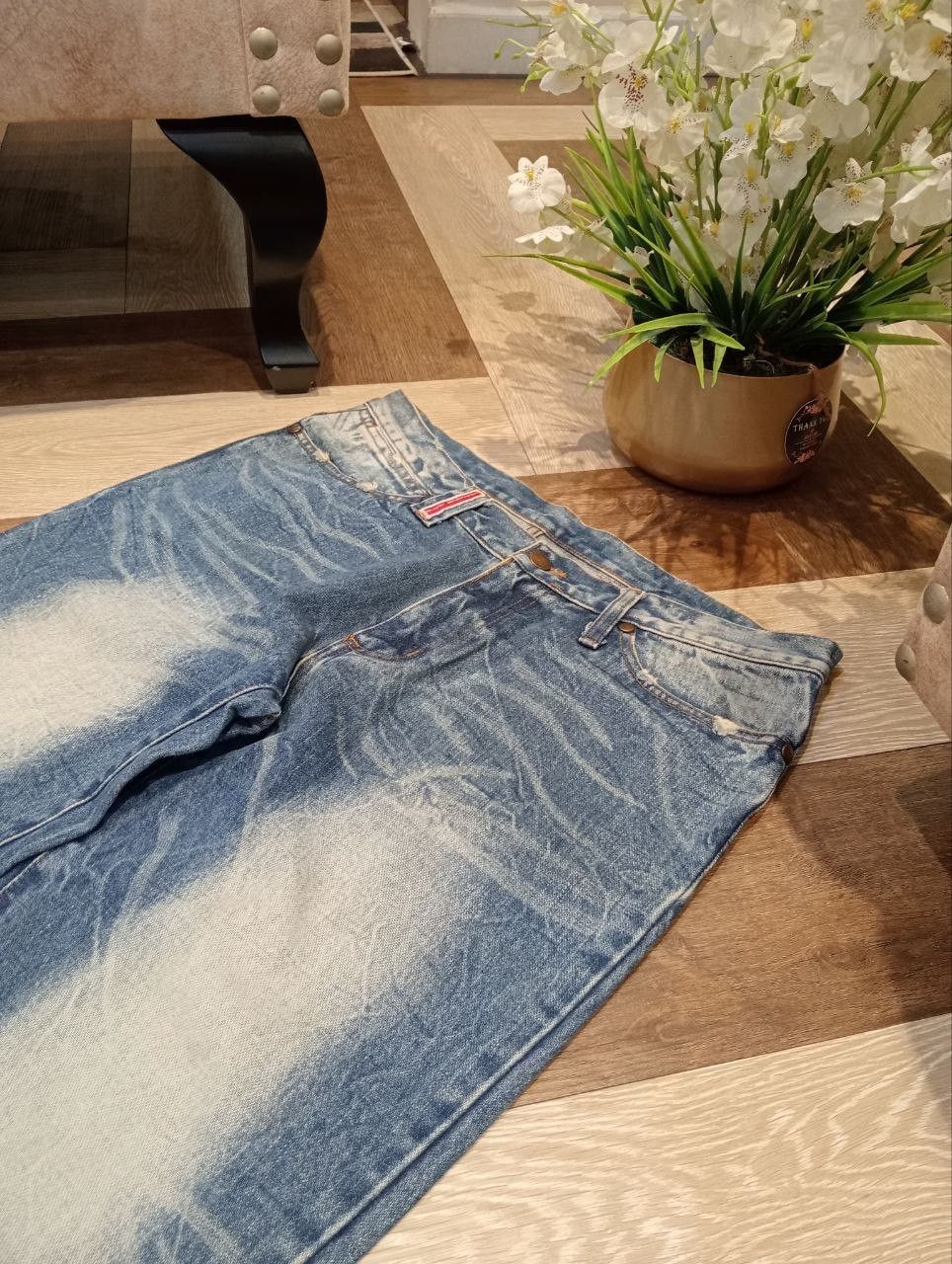 Wrangler WRANGLER BLUE WASHED DENIM PANTS Size US 33 - 5 Thumbnail