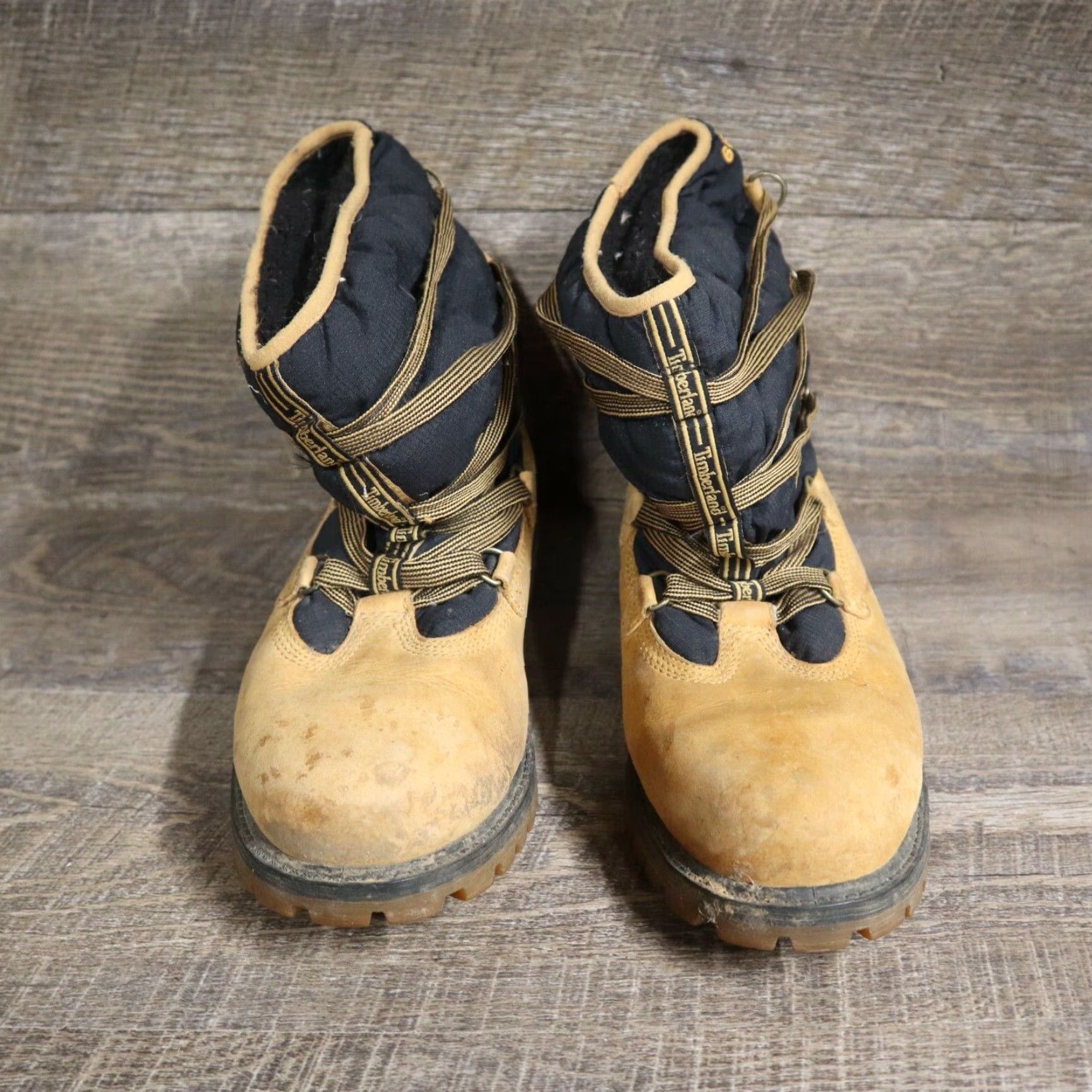 Timberland Timberland Boots Snow Mens 5.5 Wheat Winter Lined Fleece Nylon 650 37.5 EU UK 5 US 5.5 Mens Girls Womens Size XS / US 0-2 / IT 36-38 - 3 Thumbnail