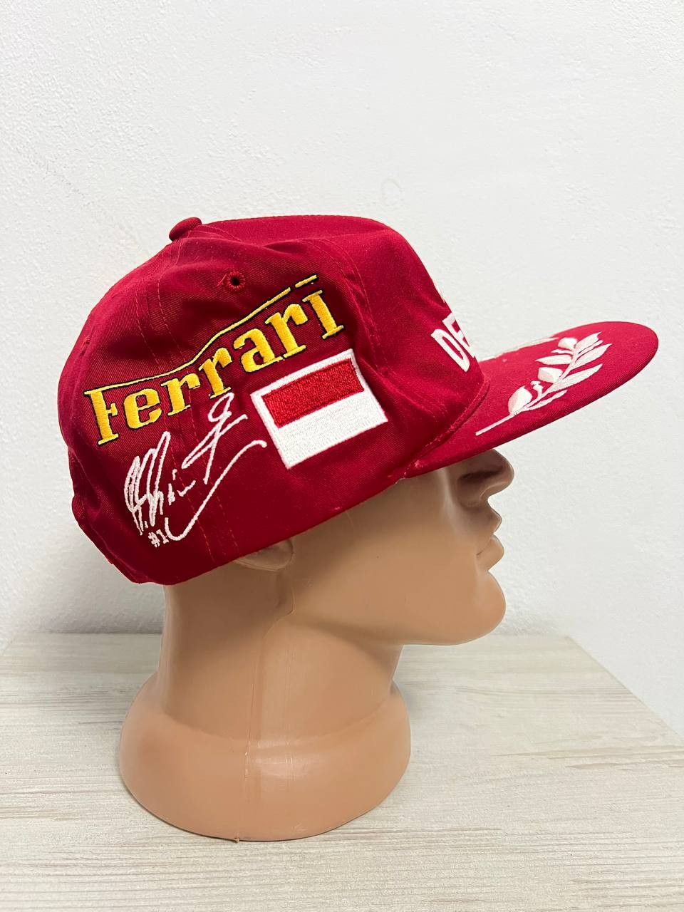 Ferrari × Formula 1 Michael Schumacher Ferrari F1 Dekra Vintage 90s RARE Cap PPM Size ONE SIZE - 2 Thumbnail