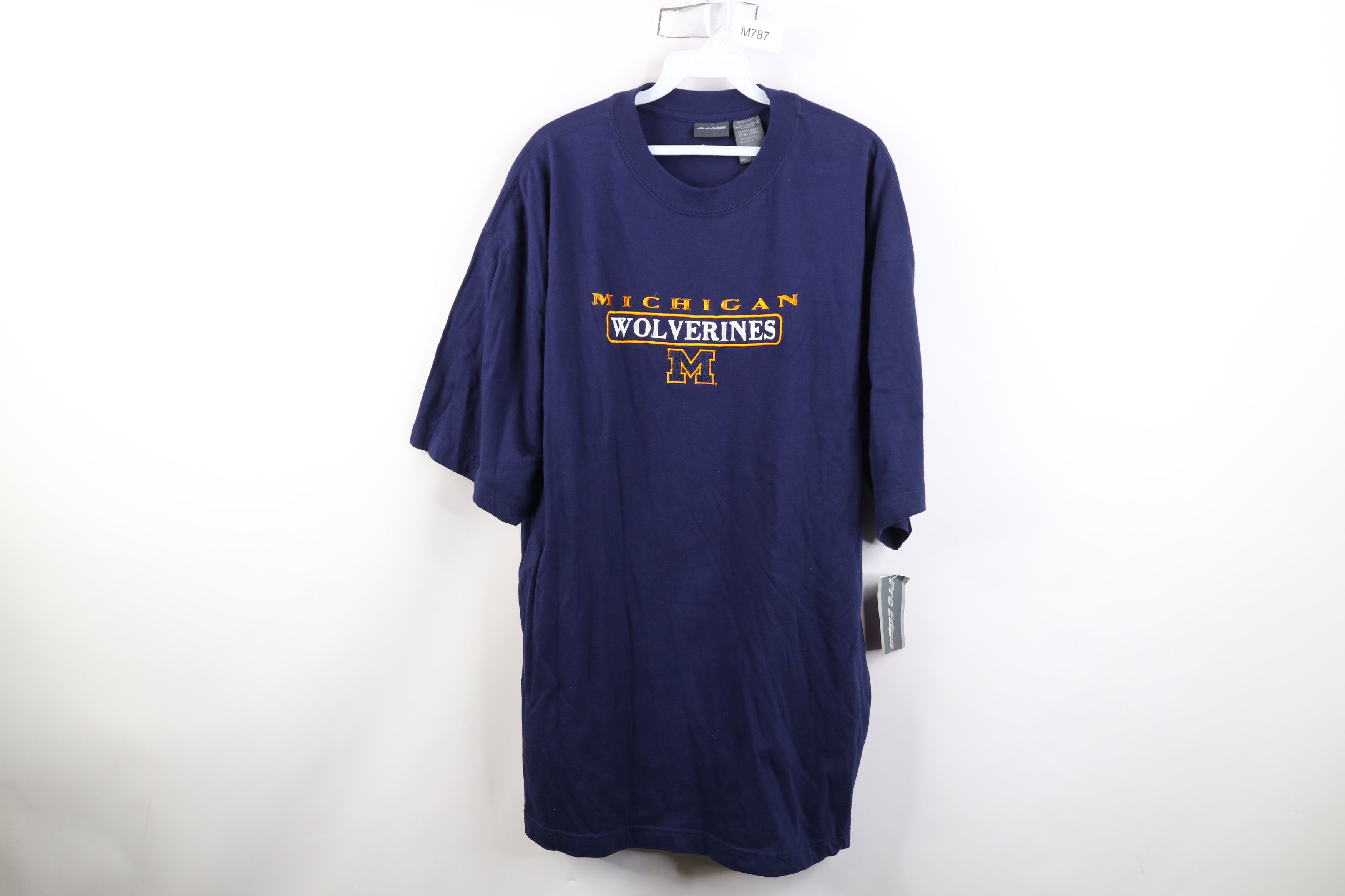 Vintage Deadstock Vintage 90s Y2K University Short Sleeve T-Shirt Size US XL / EU 56 / 4 - 1 Thumbnail