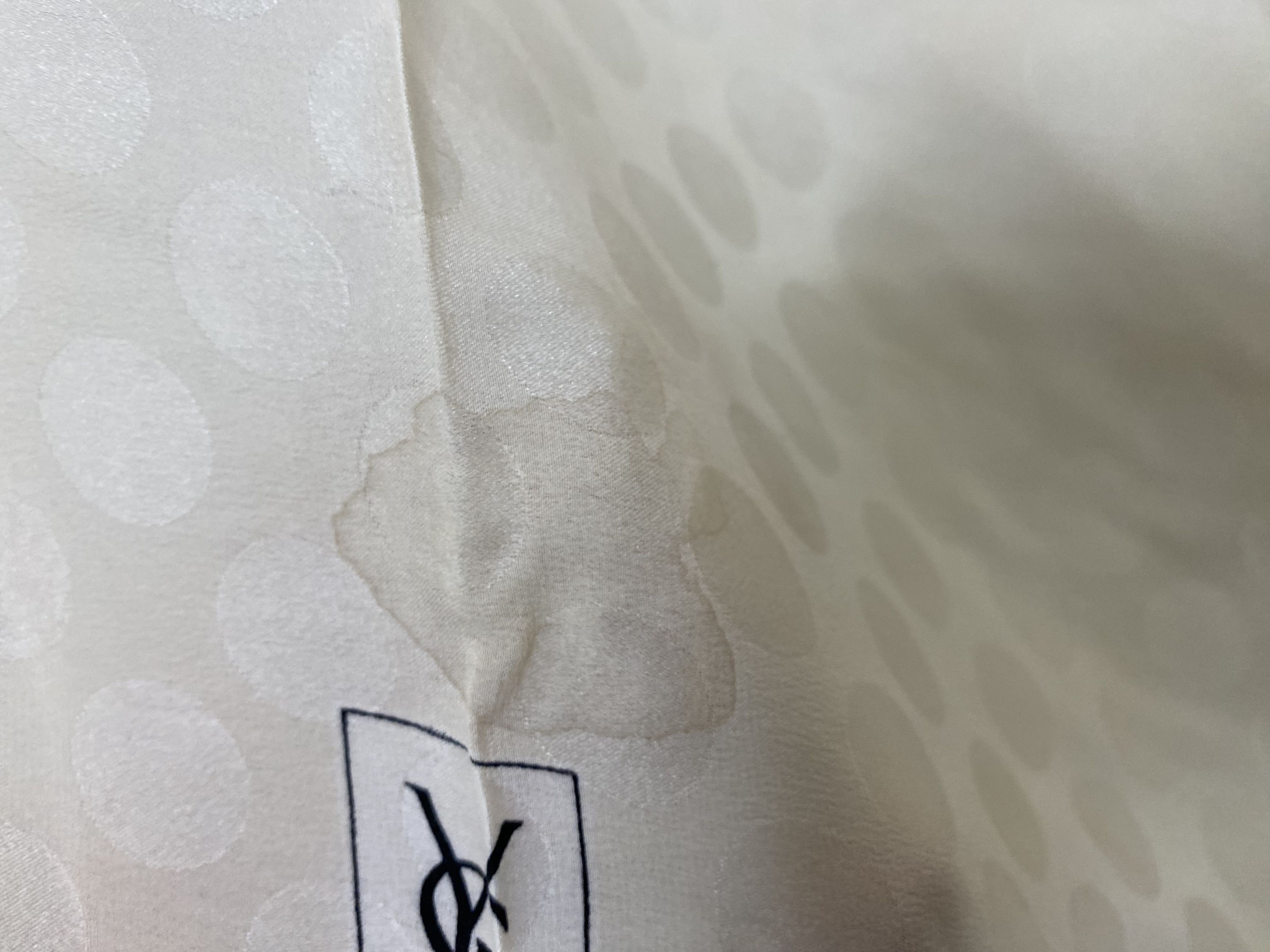 Vintage VINTAGE YVES SAINT LAURENT YSL SCARF SILK Size ONE SIZE - 3 Thumbnail