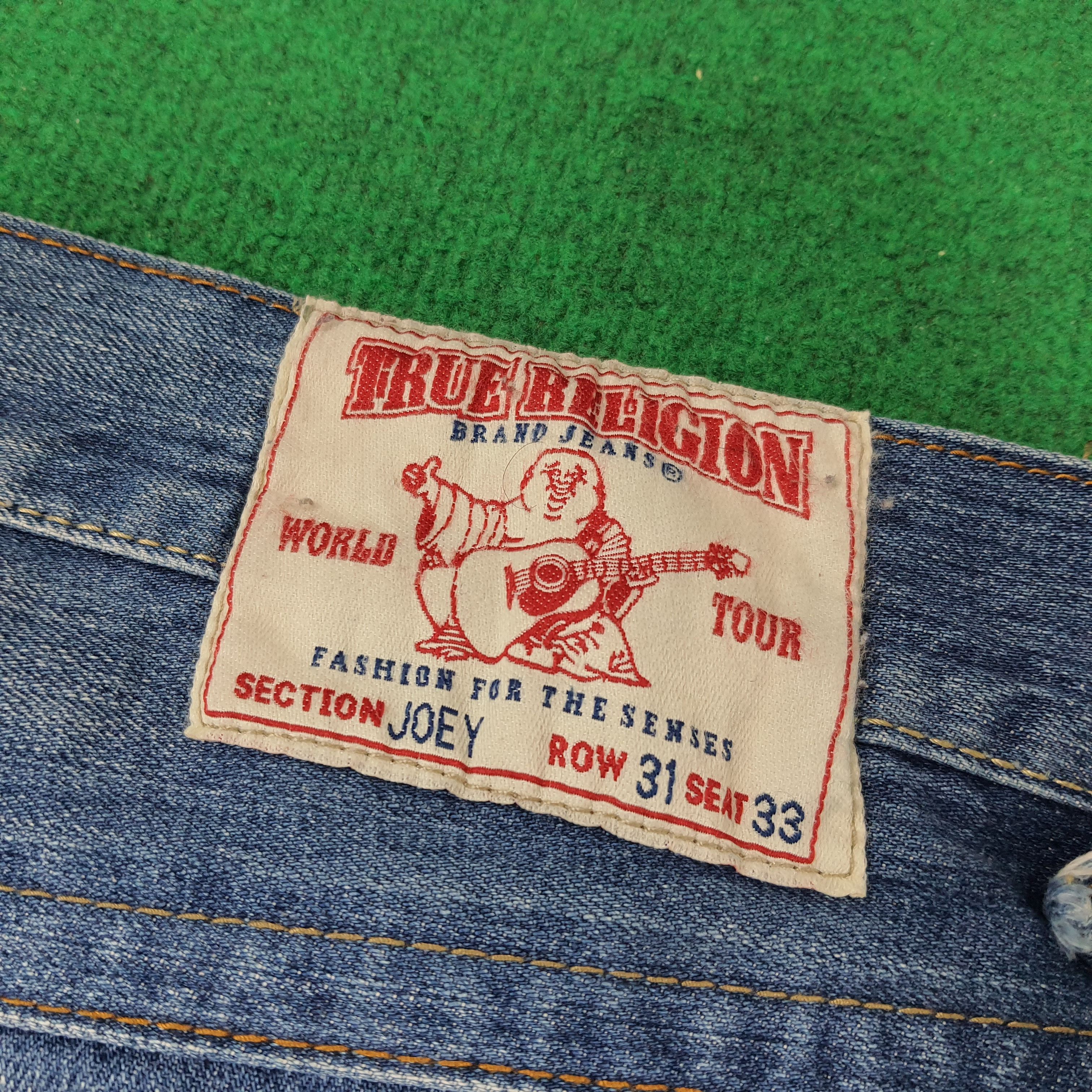 True Religion Vintage True Religion Joey Big Rig Grunge Jeans C297N18 Size US 35 - 3 Thumbnail