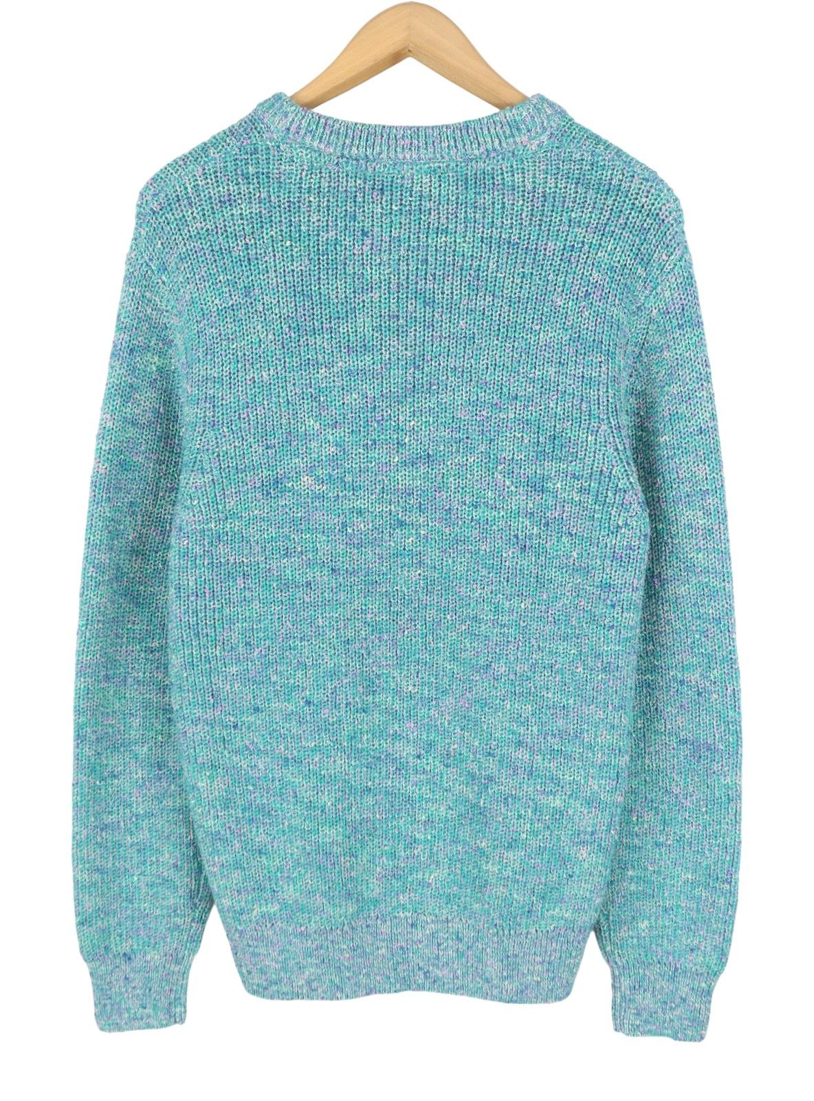 Scotch & Soda M Blue Melange Crew Collar Tight-Knit Pull On Jumper 91034 Size US M / EU 48-50 / 2 - 4 Thumbnail