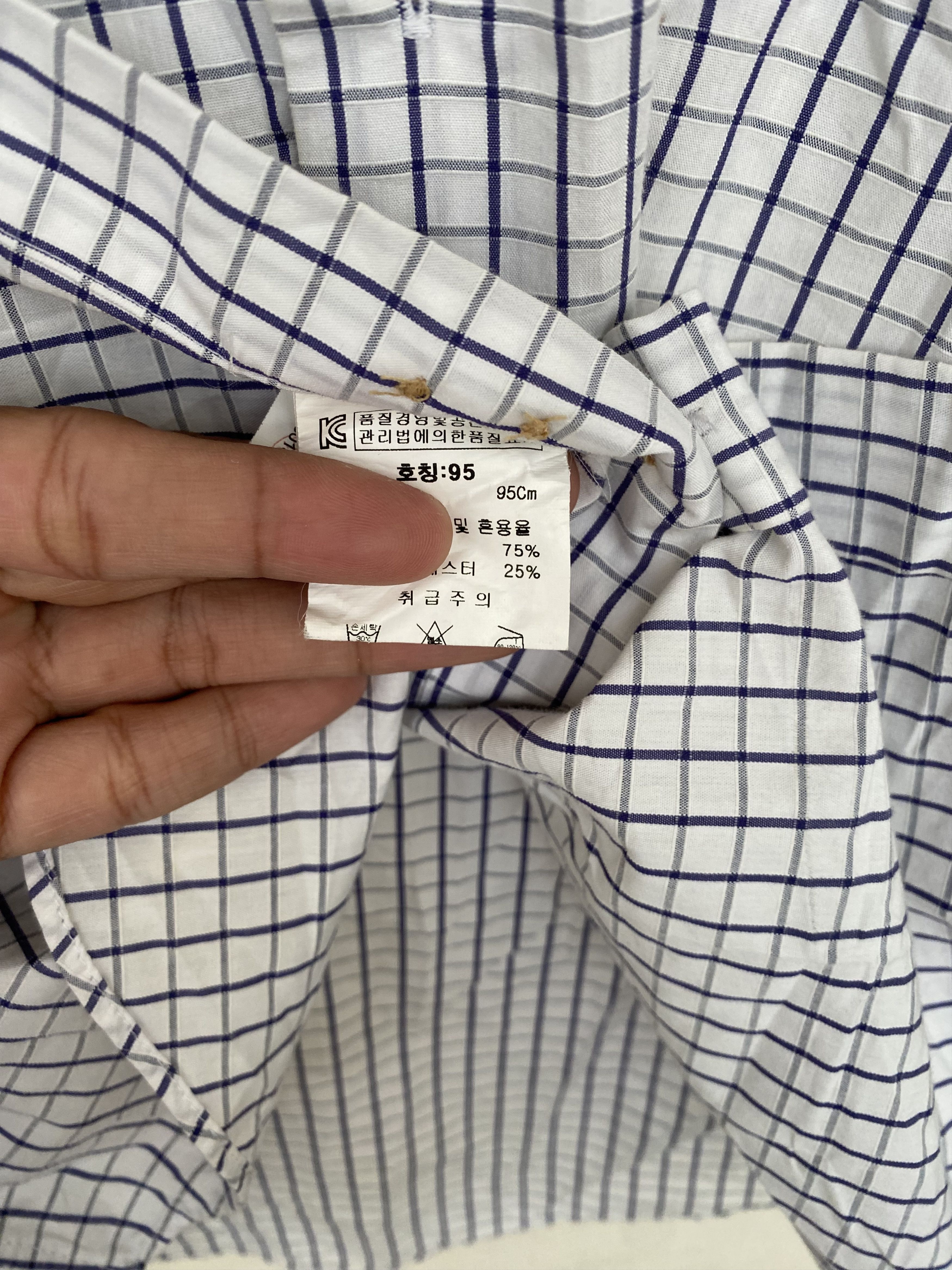 Lanvin Vintage Lanvin Checker Button Up Shirt Size US M / EU 48-50 / 2 - 5 Thumbnail