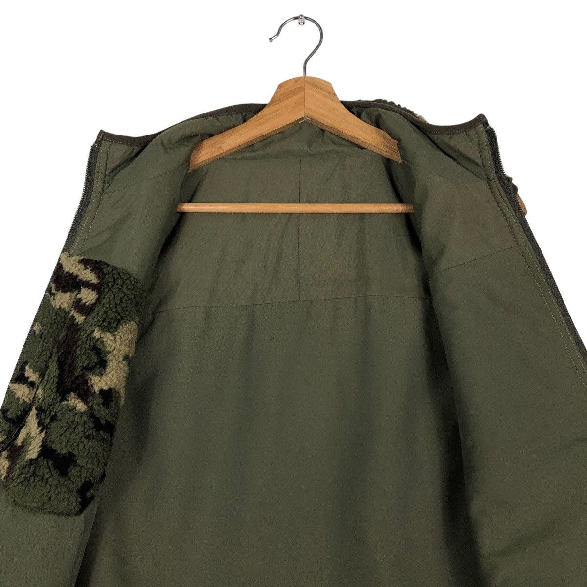 Japanese Brand 🔥Vintage Reversible Vest Jacket Camo Houston Military Size US XL / EU 56 / 4 - 14 Thumbnail