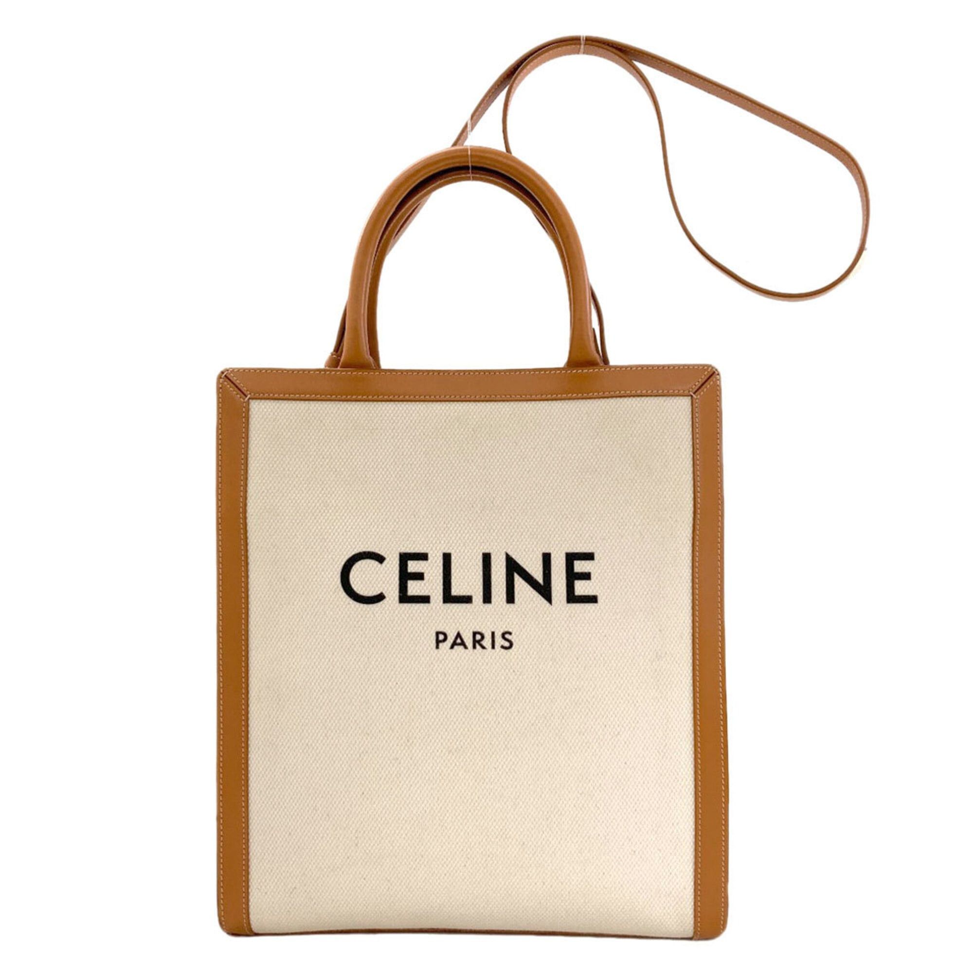 Celine Celine Vertical Cabas 2-Way Handbag, Canvas, Women's CELINE Size ONE SIZE - 1 Thumbnail