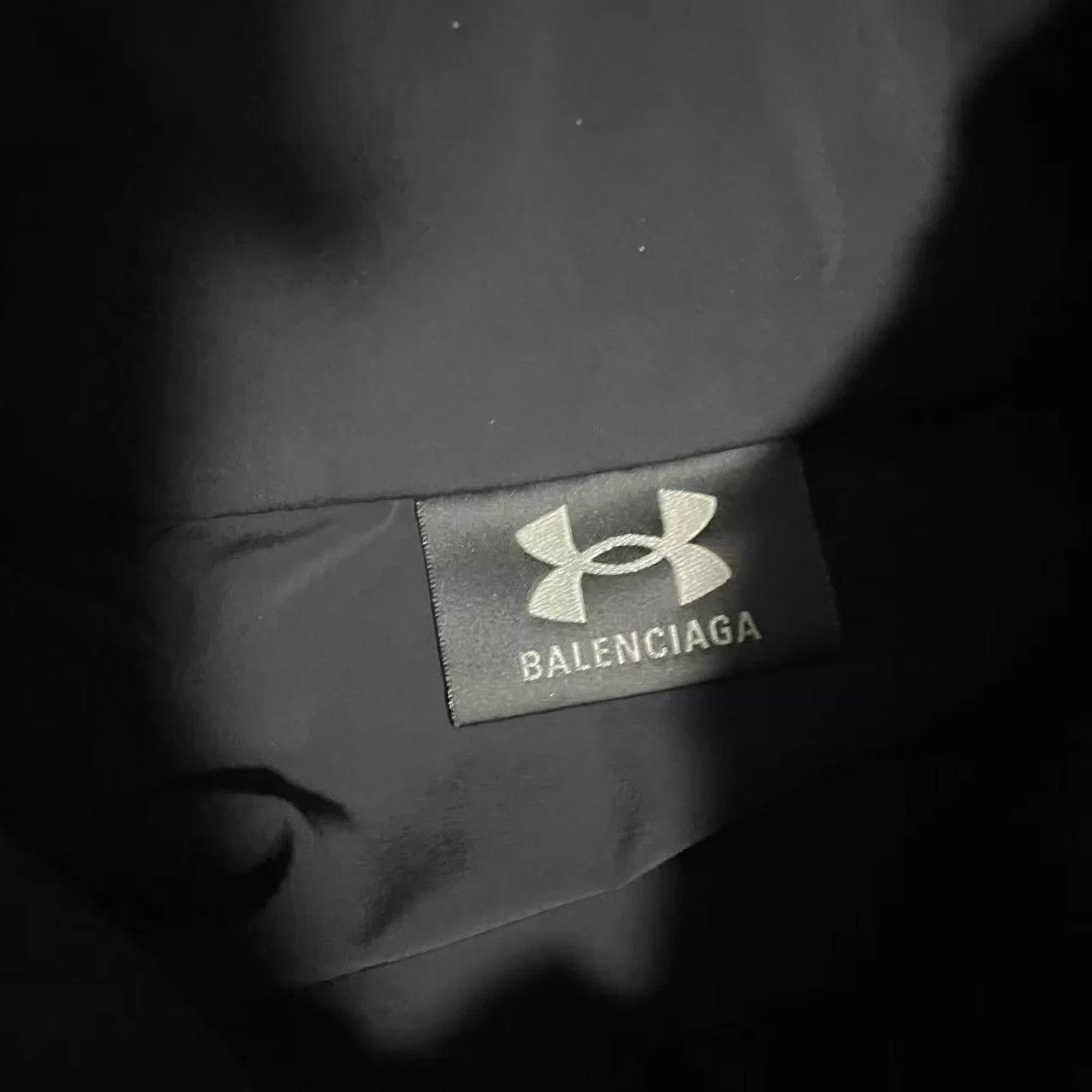 Balenciaga Balenciaga x UA 25SS Black Nylon Waterproof Zip-Up Shell XS Size US XS / EU 42 / 0 - 4 Thumbnail