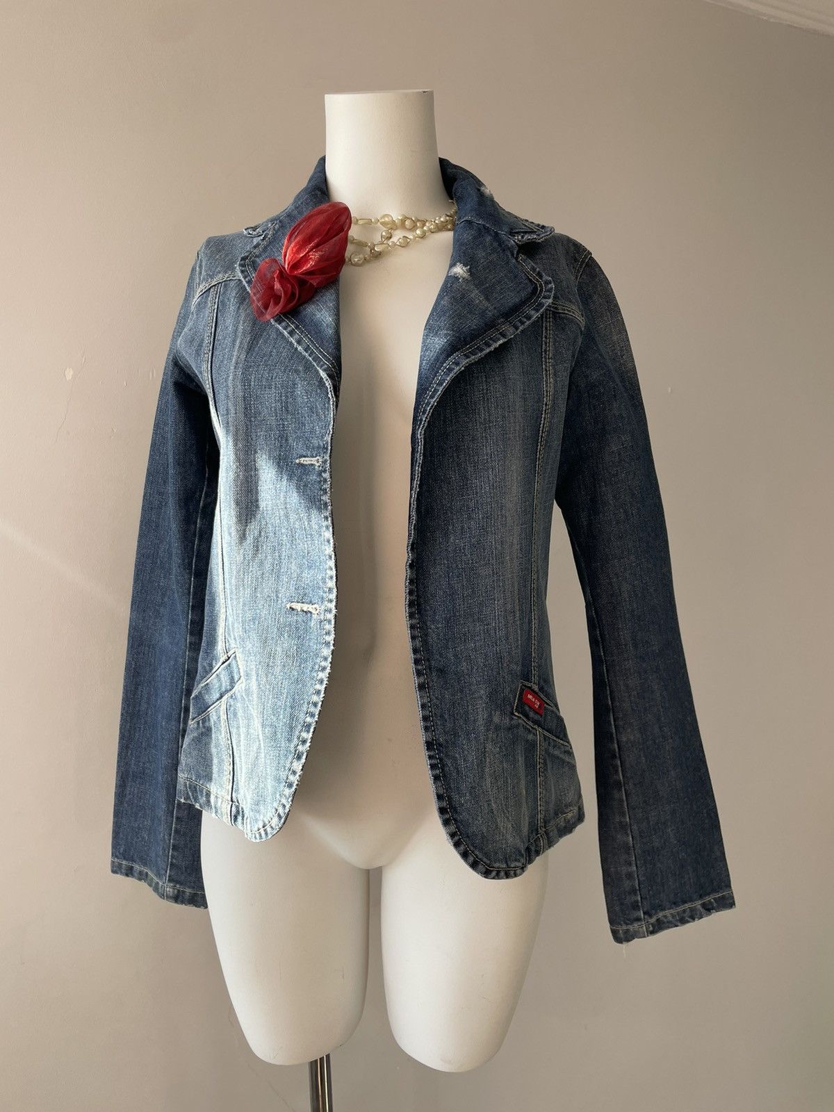 Vintage y2k denim jacket Size M / US 6-8 / IT 42-44 - 9 Thumbnail