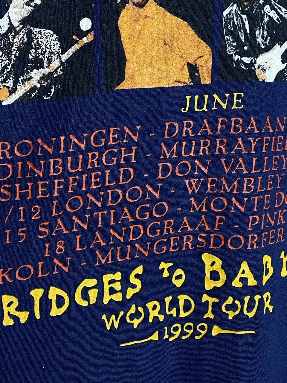Band Tees Vintage 1999 Rolling Stones Bridges To Babylon Graphic Tee Size US L / EU 52-54 / 3 - 8 Thumbnail