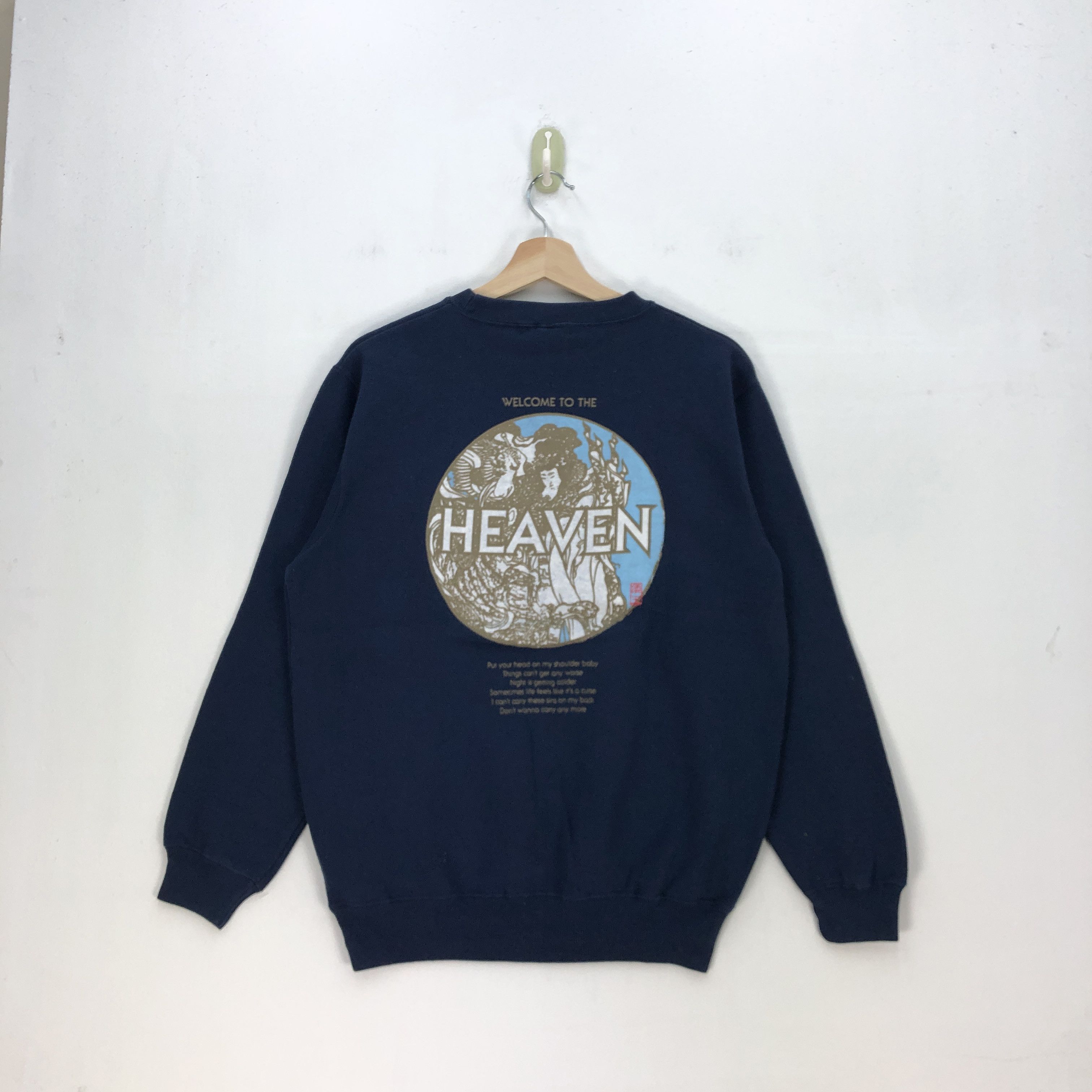 Japanese Brand Vintage Japanese Brand Sweatshirt Japanese Heaven Sweater Size US M / EU 48-50 / 2 - 1 Thumbnail