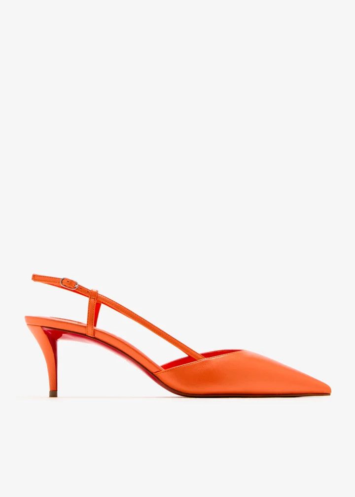 Christian Louboutin os11x0126 Miss Z Sling 60 Pumps in Orange Size US 9 / IT 39 - 1 Thumbnail