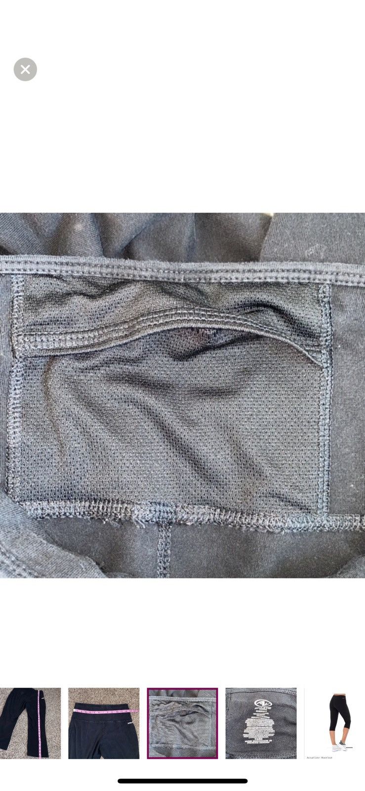 Athletic Works Athletic works XS core active cropped leggings Size 26" / US 2 / IT 38 - 3 Thumbnail