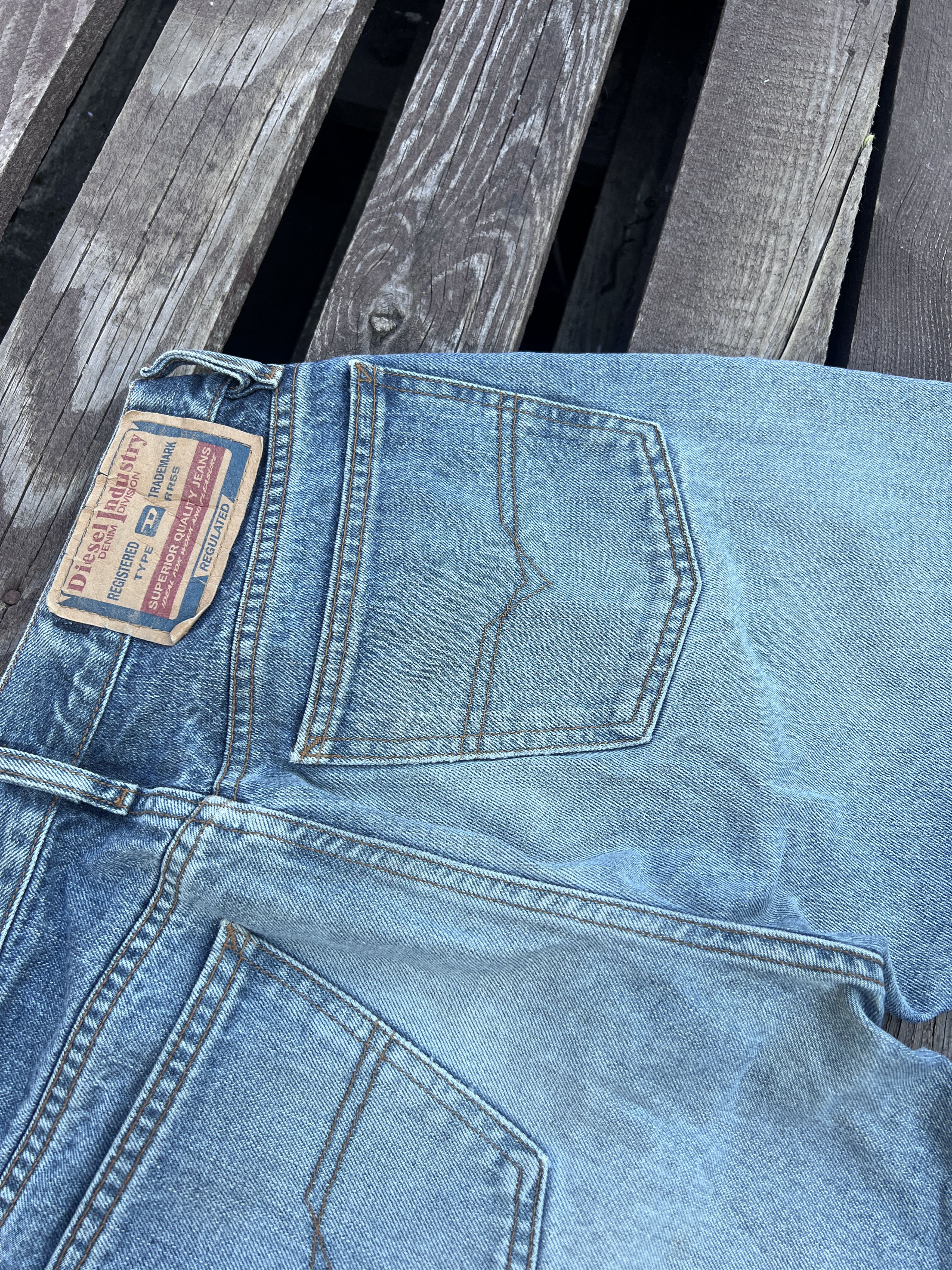 Diesel × Vintage Diesel Y2K Vintage Flare Denim Jeans Size 30 Size 30" / US 8 / IT 44 - 4 Thumbnail