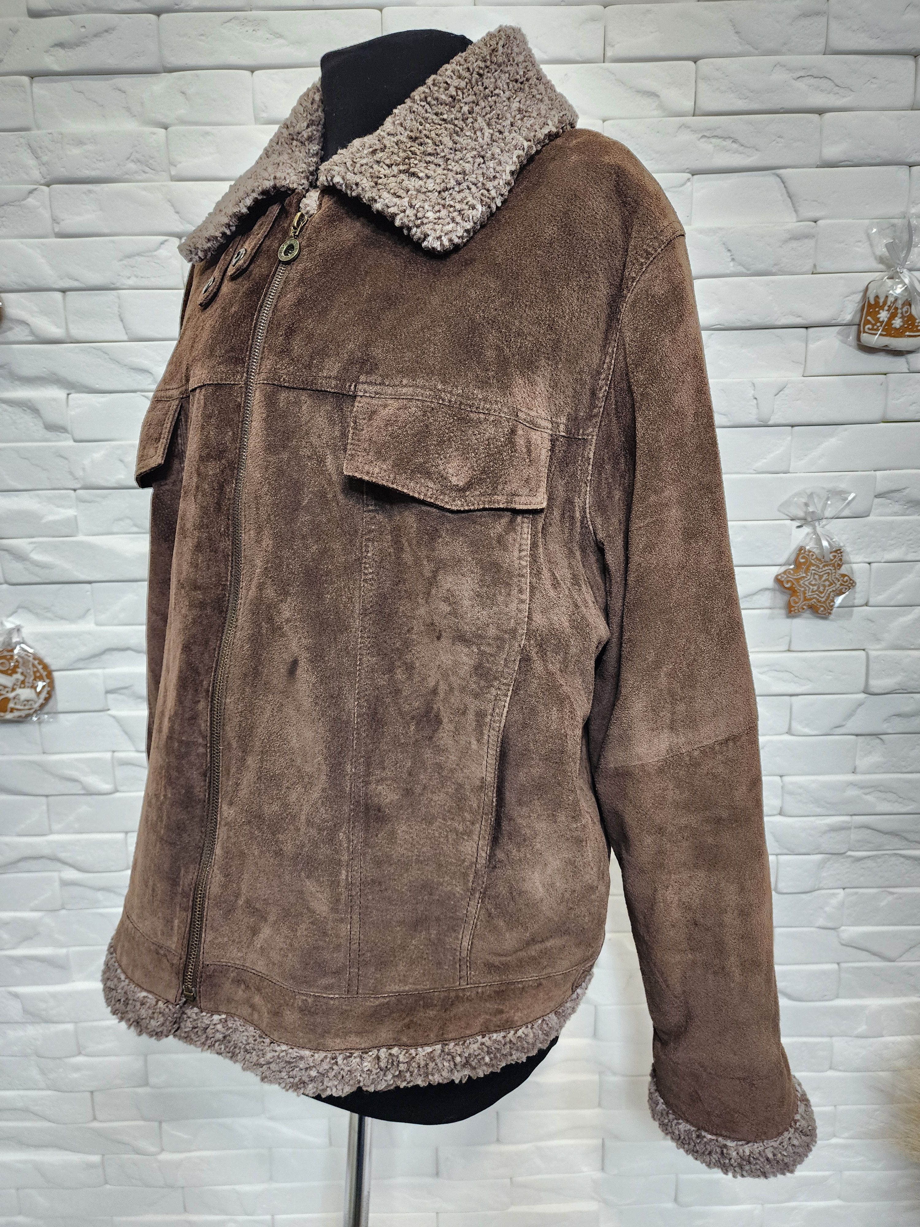 Furla Warm Coat: Women's Brown Fur Jacket Size XXL / US 16-18 / IT 52-54 - 3 Thumbnail