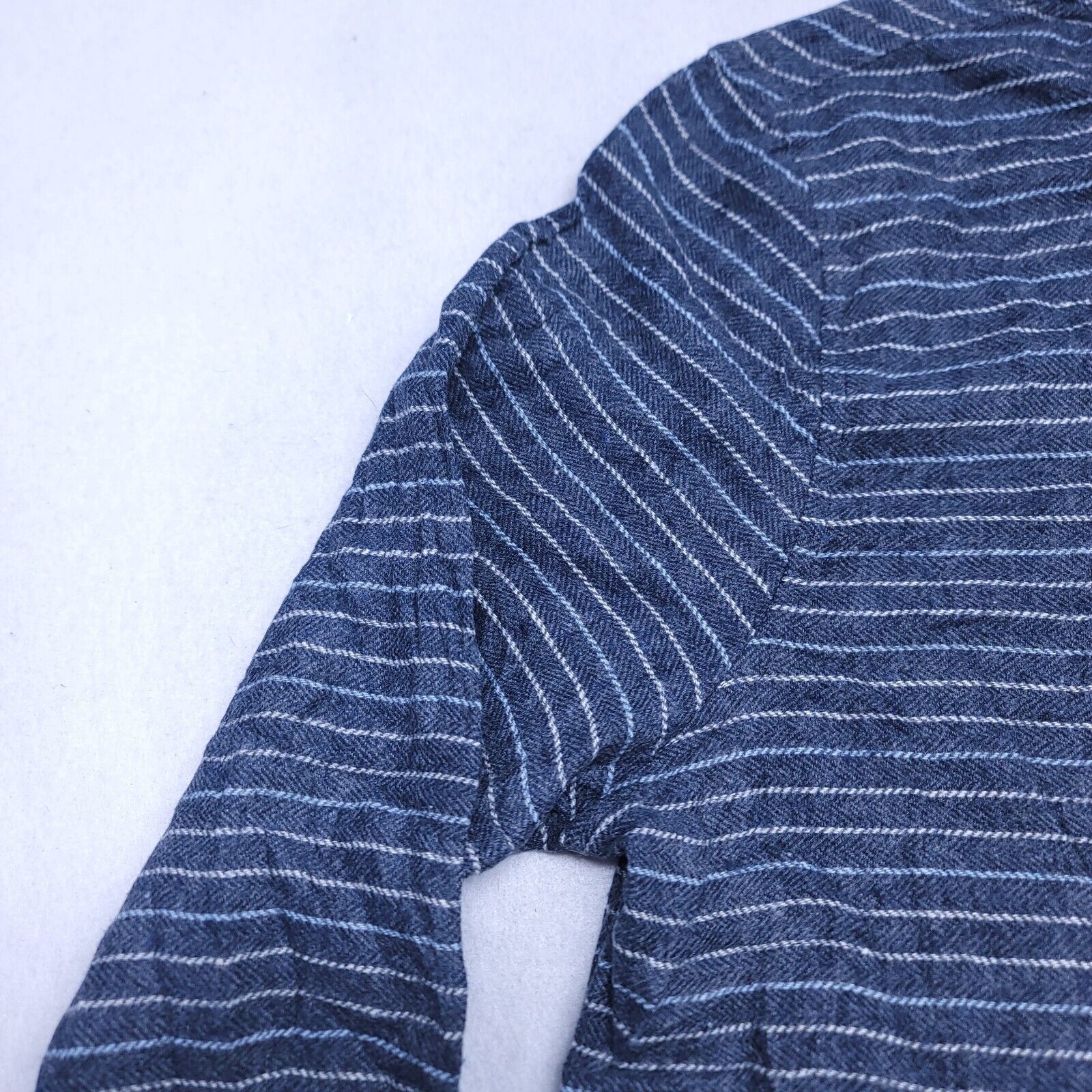 Sovereign Code Sovereign Code Flannel Shirt Mens Size Large L Blue Striped Size US L / EU 52-54 / 3 - 4 Thumbnail
