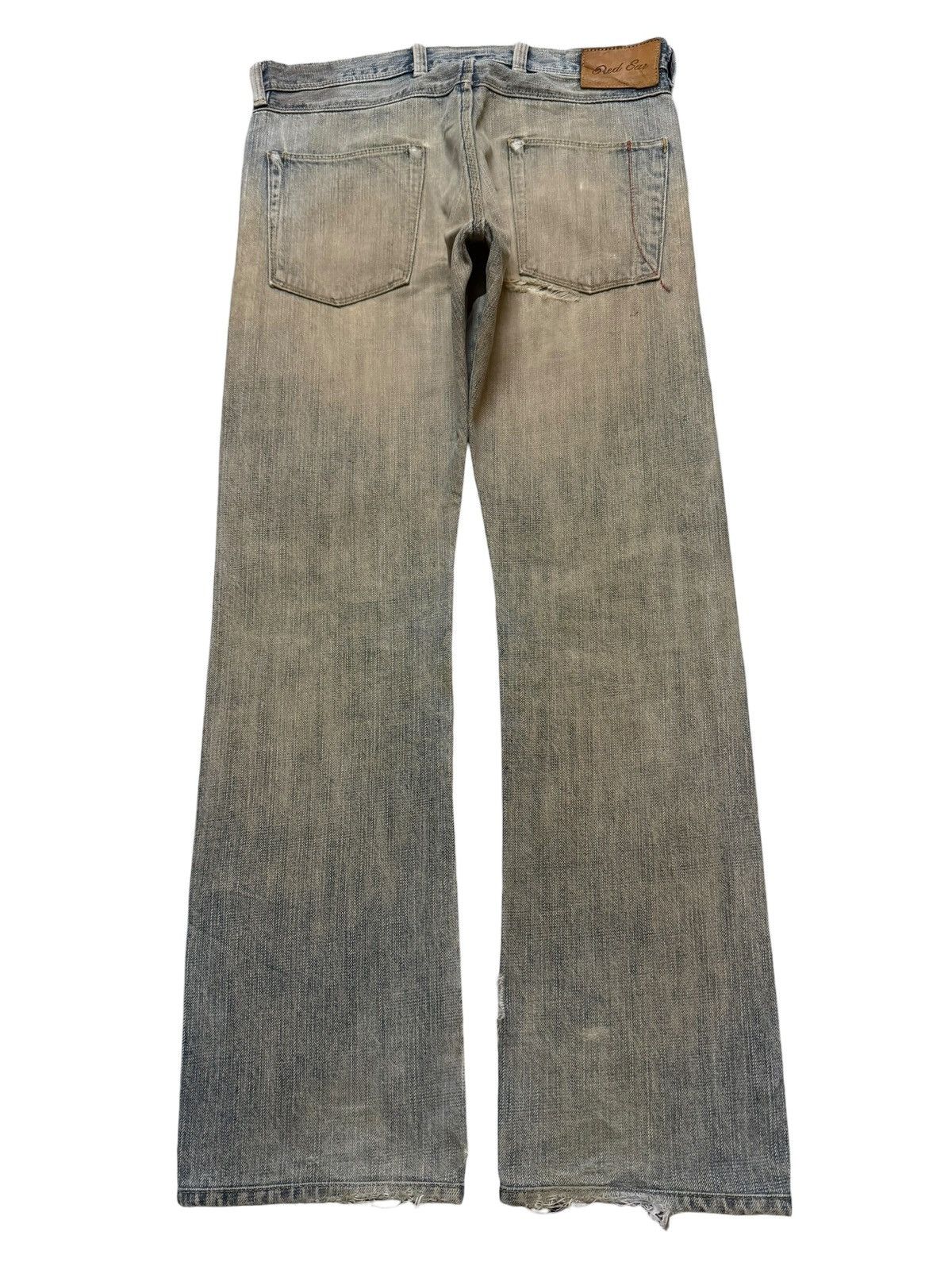 If Six Was Nine Vintage 90s Japanese Brand Mud Wash Distressed Straight Leg Size US 31 - 2 Thumbnail
