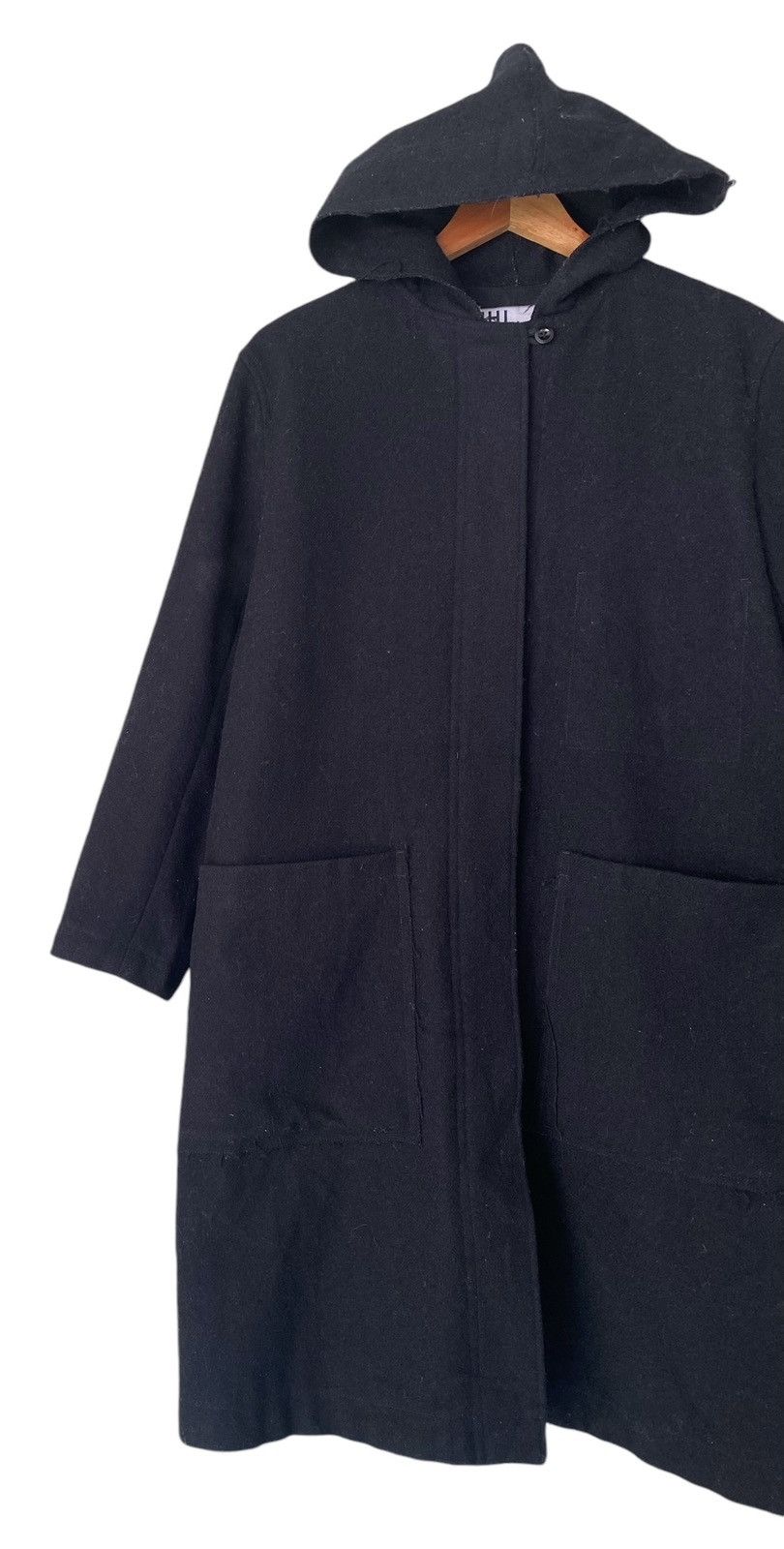 Margaret Howell MARGARET HOWELL Wool Hoodie Button Parka Size US M / EU 48-50 / 2 - 3 Thumbnail
