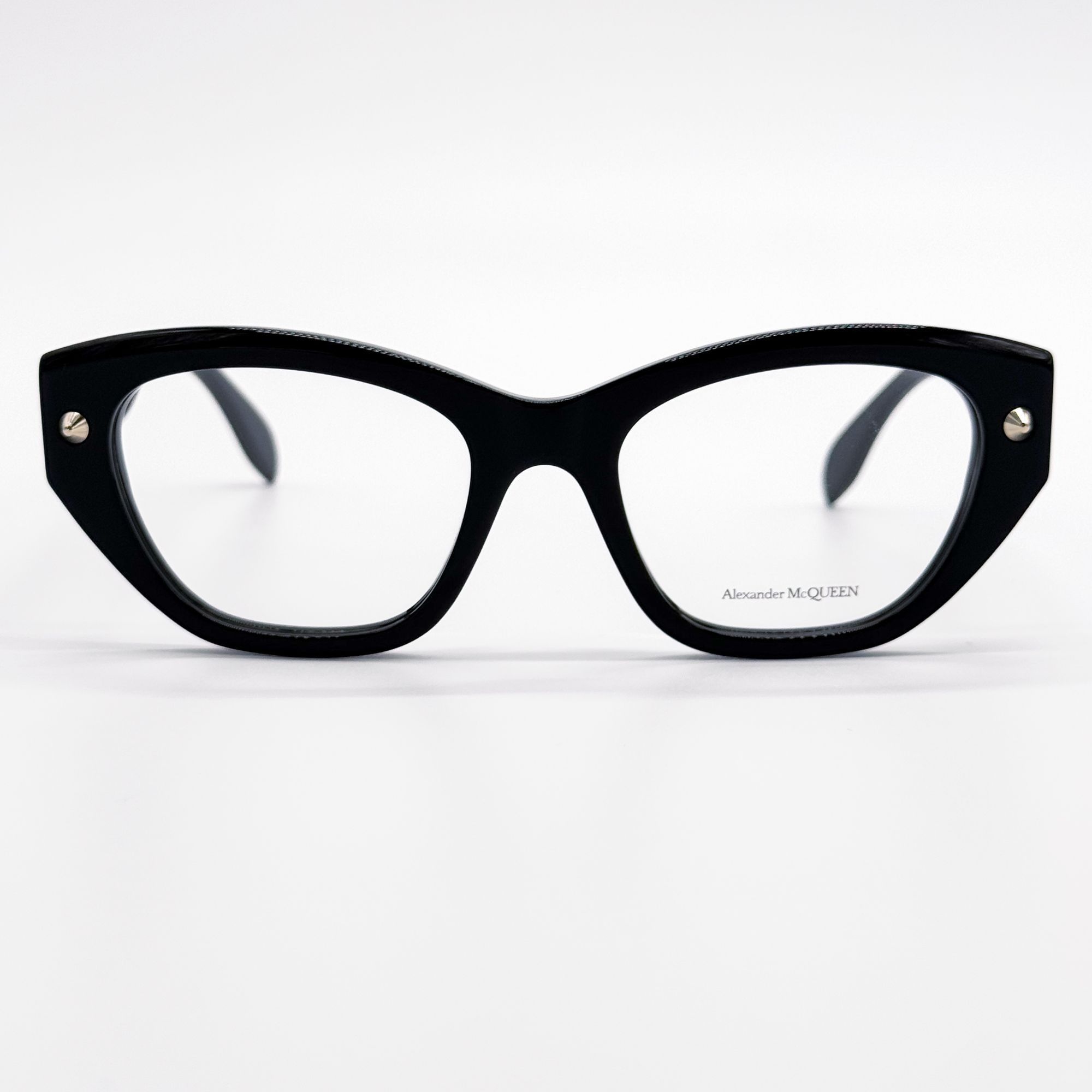 Alexander McQueen NEW ALEXANDER MCQUEEN EYEGLASSES AM0410O 001 CAT EYE BLACK W Size ONE SIZE - 3 Thumbnail