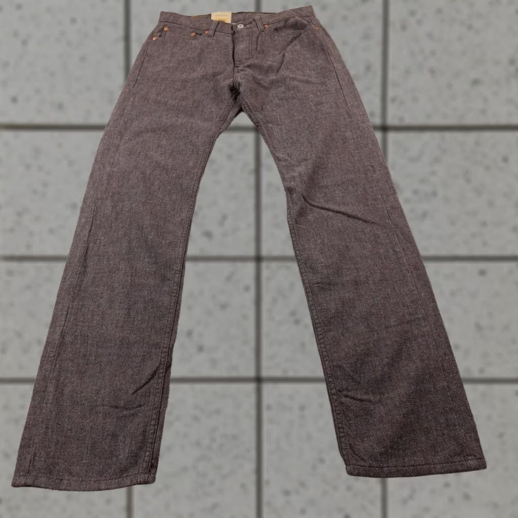 Levi's Levi's Jeans 505 Straight Denim Mens 30X32 Brown Deep Gray Taupe Dark Tan 5-Pocket Regular Waist Inseam 32 Cotton Blend Jeans Mens Regular Fit Size US 30 / EU 46 - 1 Thumbnail