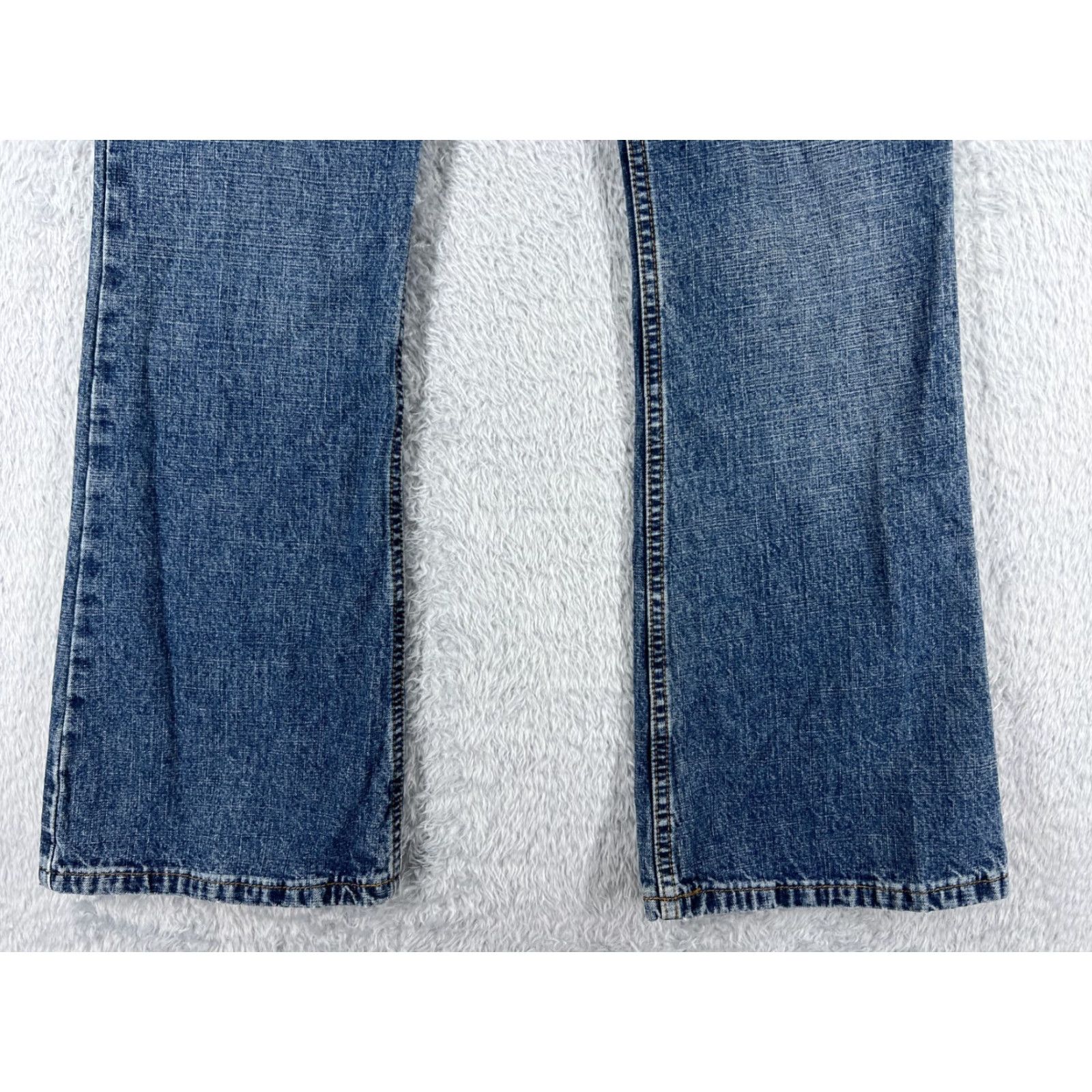 Vintage Arizona Jeans Co Jeans Womens 9 Blue Denim Flared Cotton Blend Mid 29x30 Size 30" / US 8 / IT 44 - 2 Thumbnail
