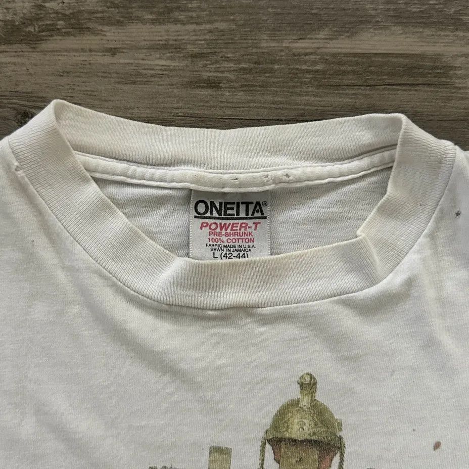 Other Vintage 90s Norman Rockwell Triple Self Portrait Art T-Shirt Size US L / EU 52-54 / 3 - 4 Thumbnail