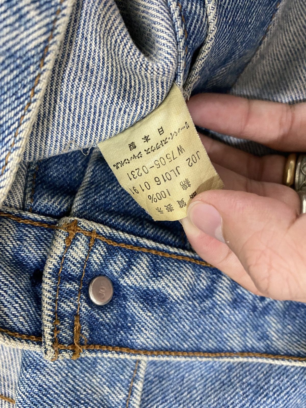 Levi's Vintage crop boxy levis jackets blue jeans Size M / US 6-8 / IT 42-44 - 13 Thumbnail