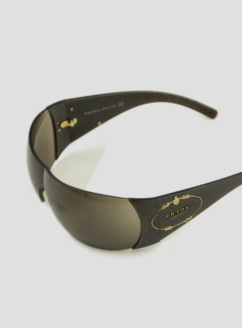 Prada PRADA Sunglasses Flame 2004 Star Mask Fire Chrome Silver Size ONE SIZE - 2 Thumbnail