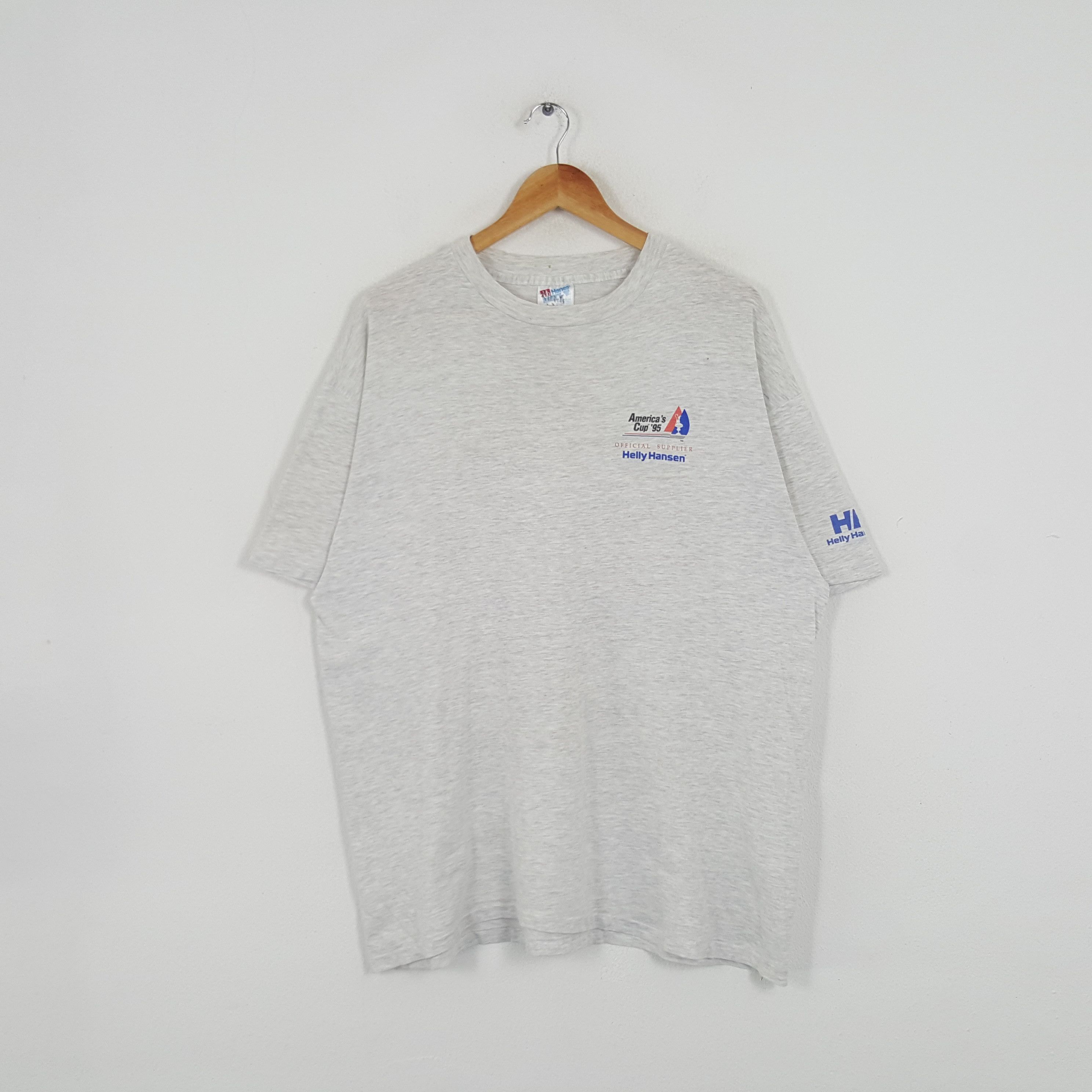 Helly Hansen × Vintage Vintage Helly Hansen 1995 American Cup Promo Tshirt Size US XL / EU 56 / 4 - 3 Thumbnail