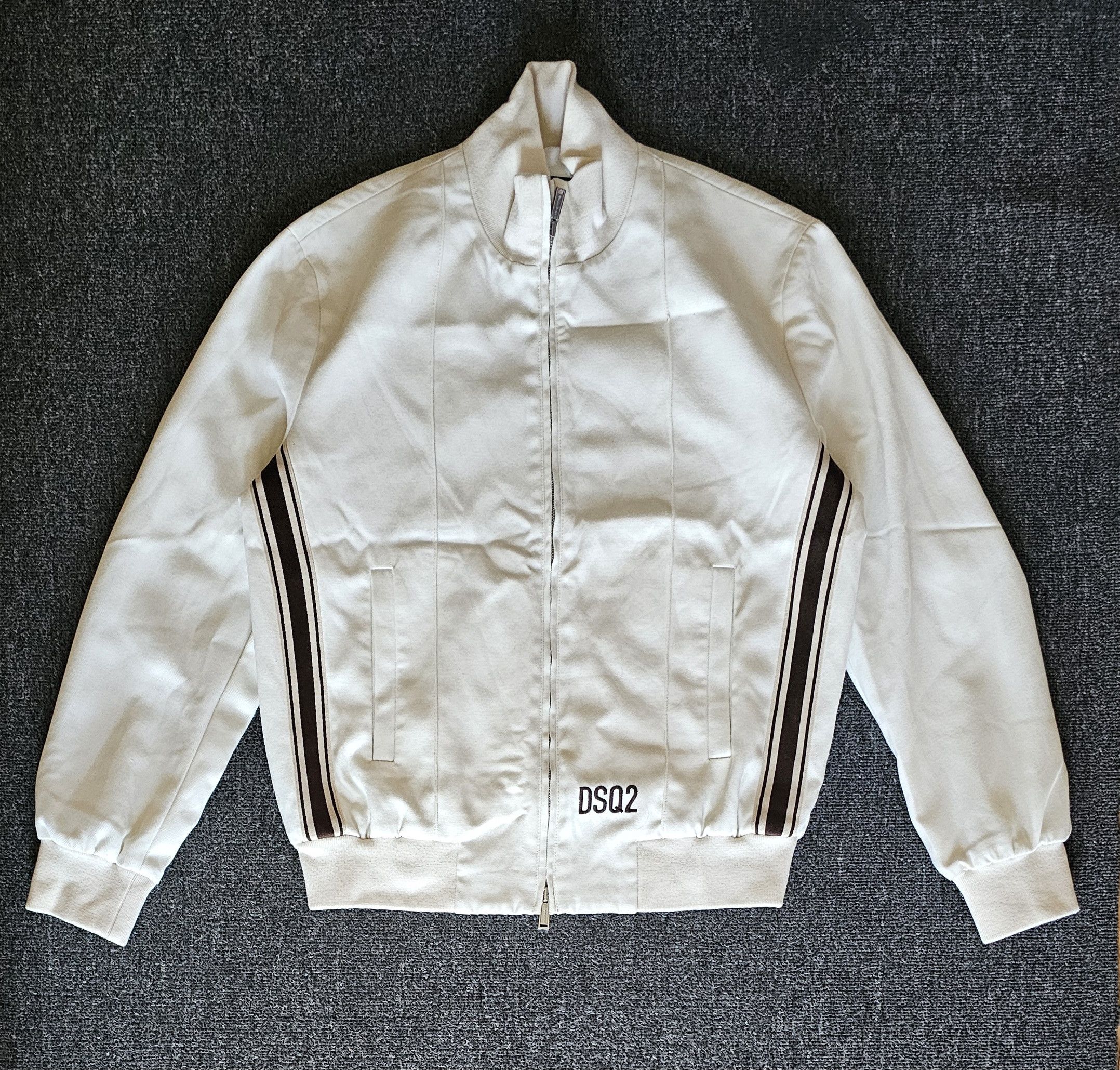 Dsquared2 DSQUARED2 Men's Cream Wool Blend Jacket Size 46 Size US M / EU 48-50 / 2 - 1 Thumbnail