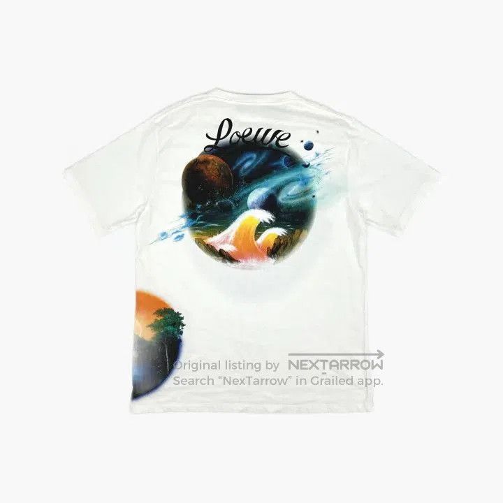 Loewe Loewe FW21 Printed White Short Sleeve T-Shirt. Size US XL / EU 56 / 4 - 1 Thumbnail