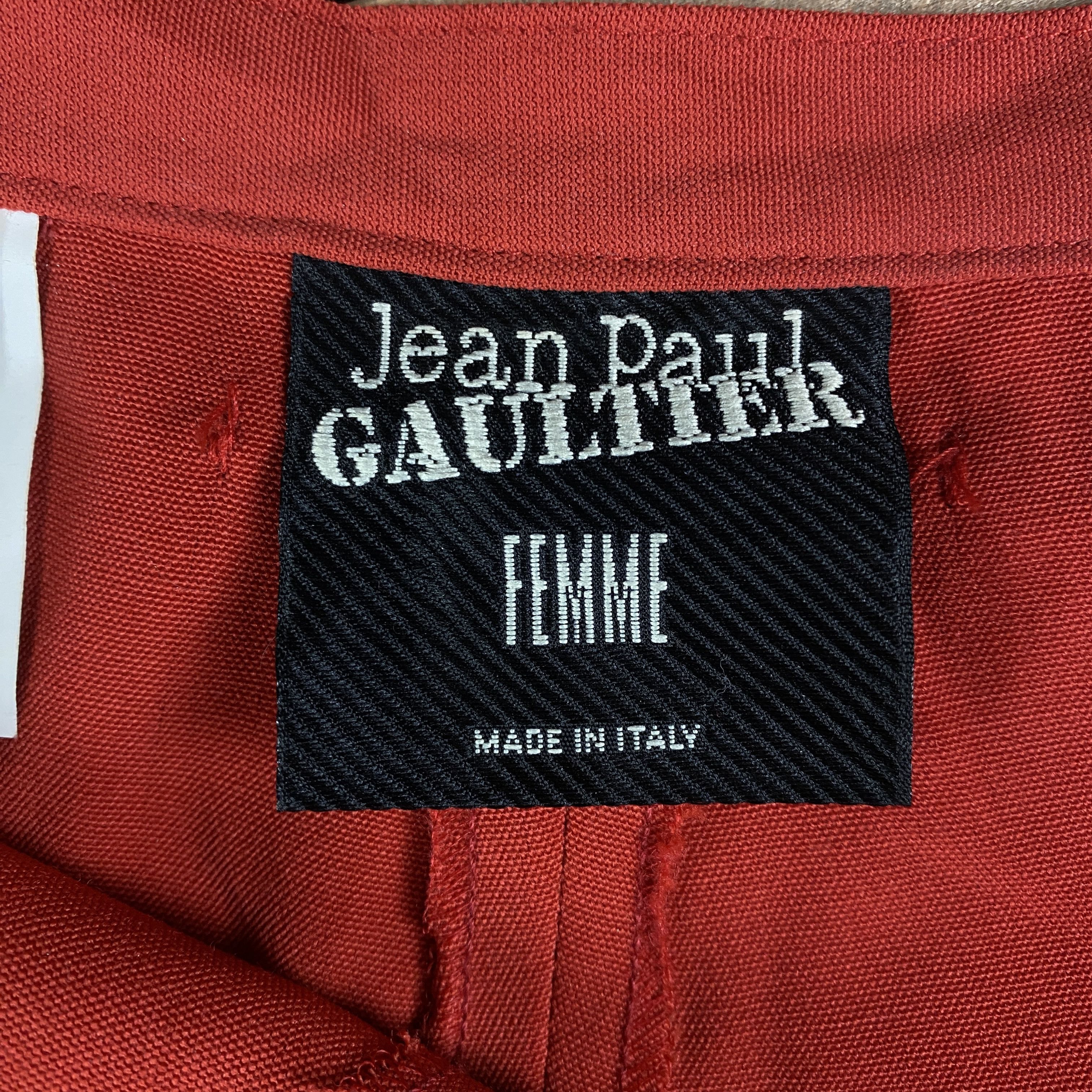 Jean Paul Gaultier Womens Pants Jean Paul Gaultier Femme Vintage Size UK 6 US 4 Size 26" / US 2 / IT 38 - 6 Thumbnail