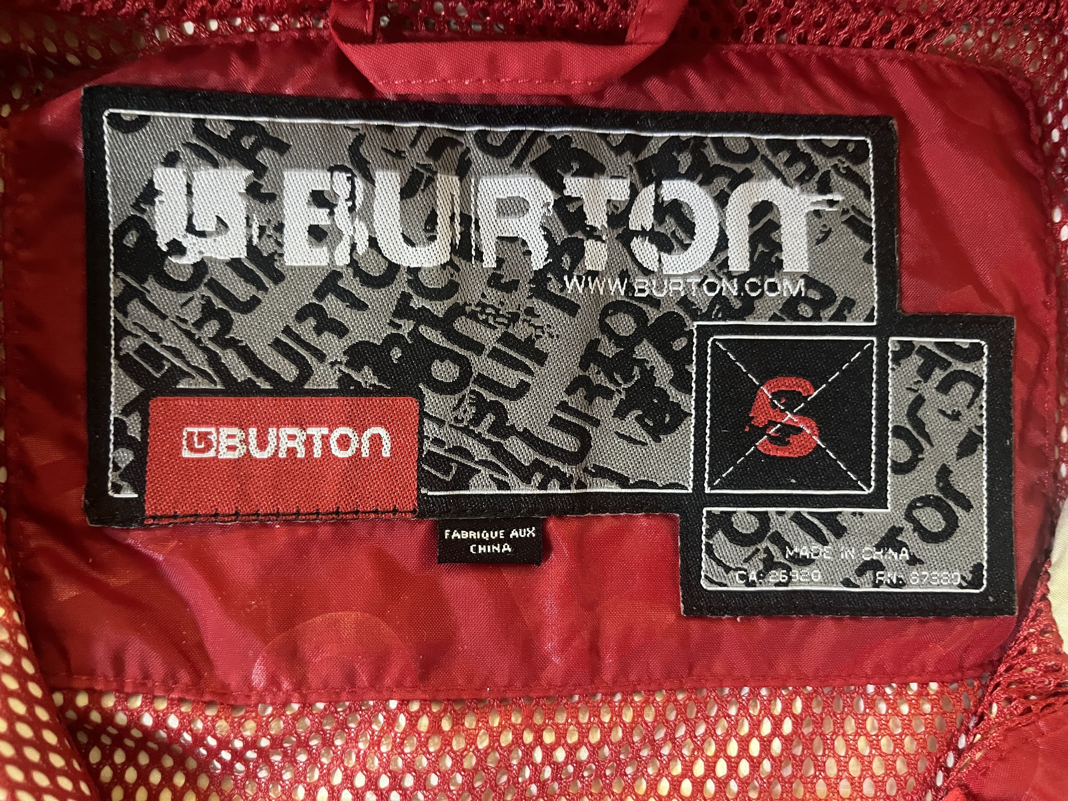 Burton Burton Mission Technical Snowboard Jacket Red Shell Size US S / EU 44-46 / 1 - 9 Thumbnail