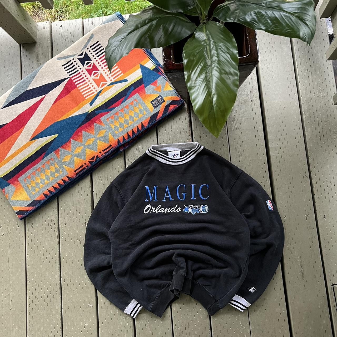 Logo Athletic × NFL × Vintage 90s Orlando Magic NBA sweatshirt Size US M / EU 48-50 / 2 - 3 Thumbnail