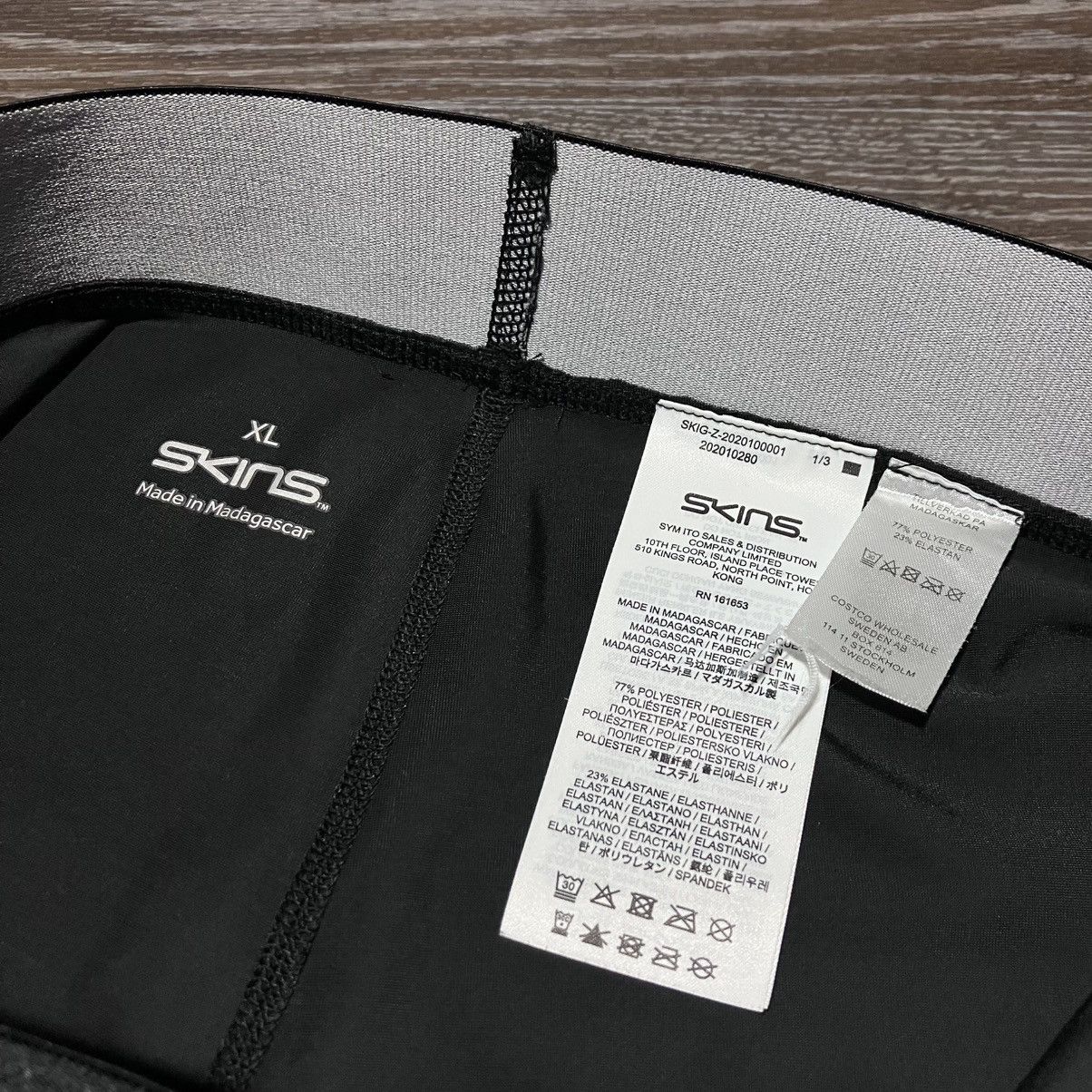 Other SKINS Series-1 Tight Long Compression Leggings Pants Black Size US 34 / EU 50 - 4 Thumbnail