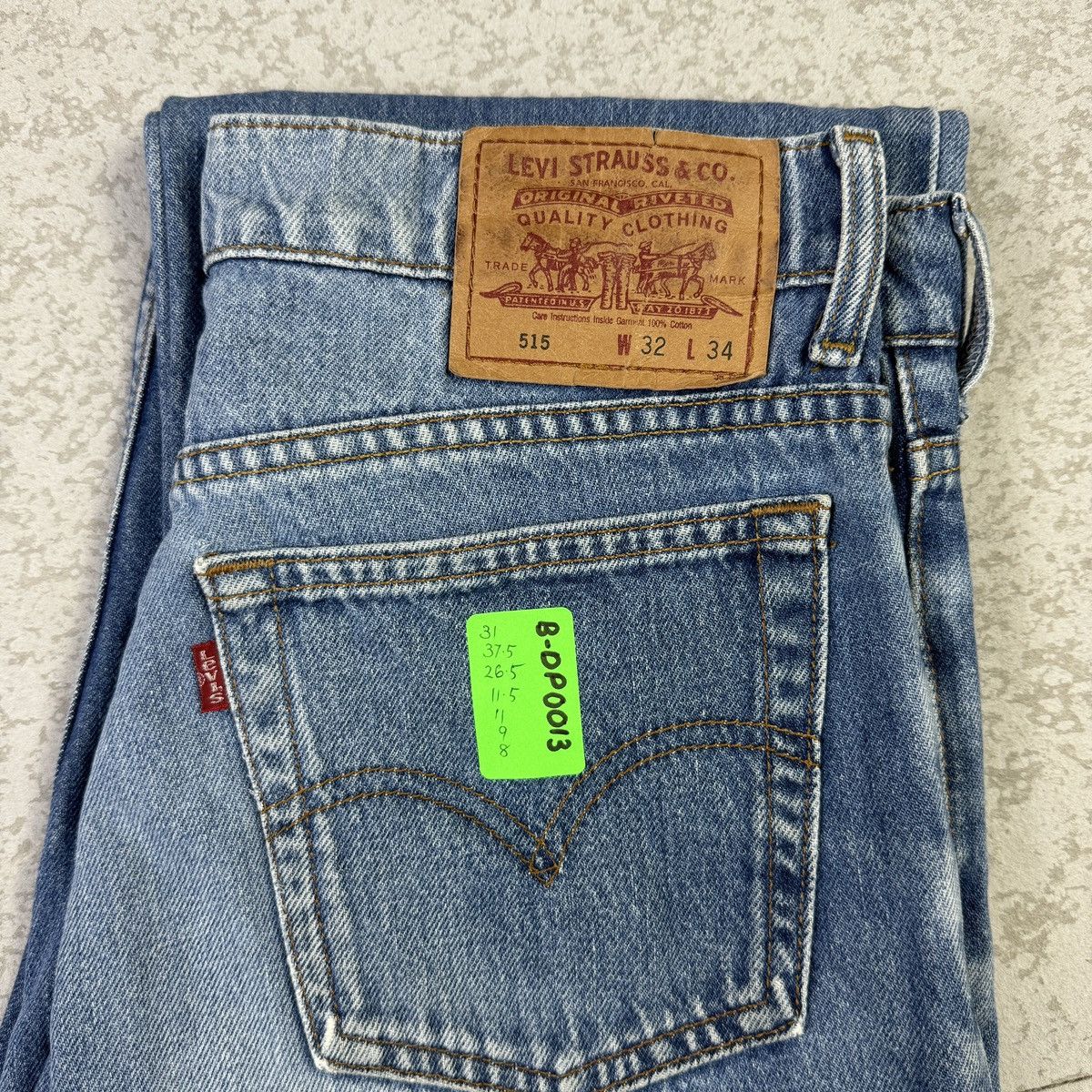 Levi's × Vintage 💥Vintage 90’s Levis 515 Faded Blue Light Wash Denim Size US 31 - 13 Thumbnail