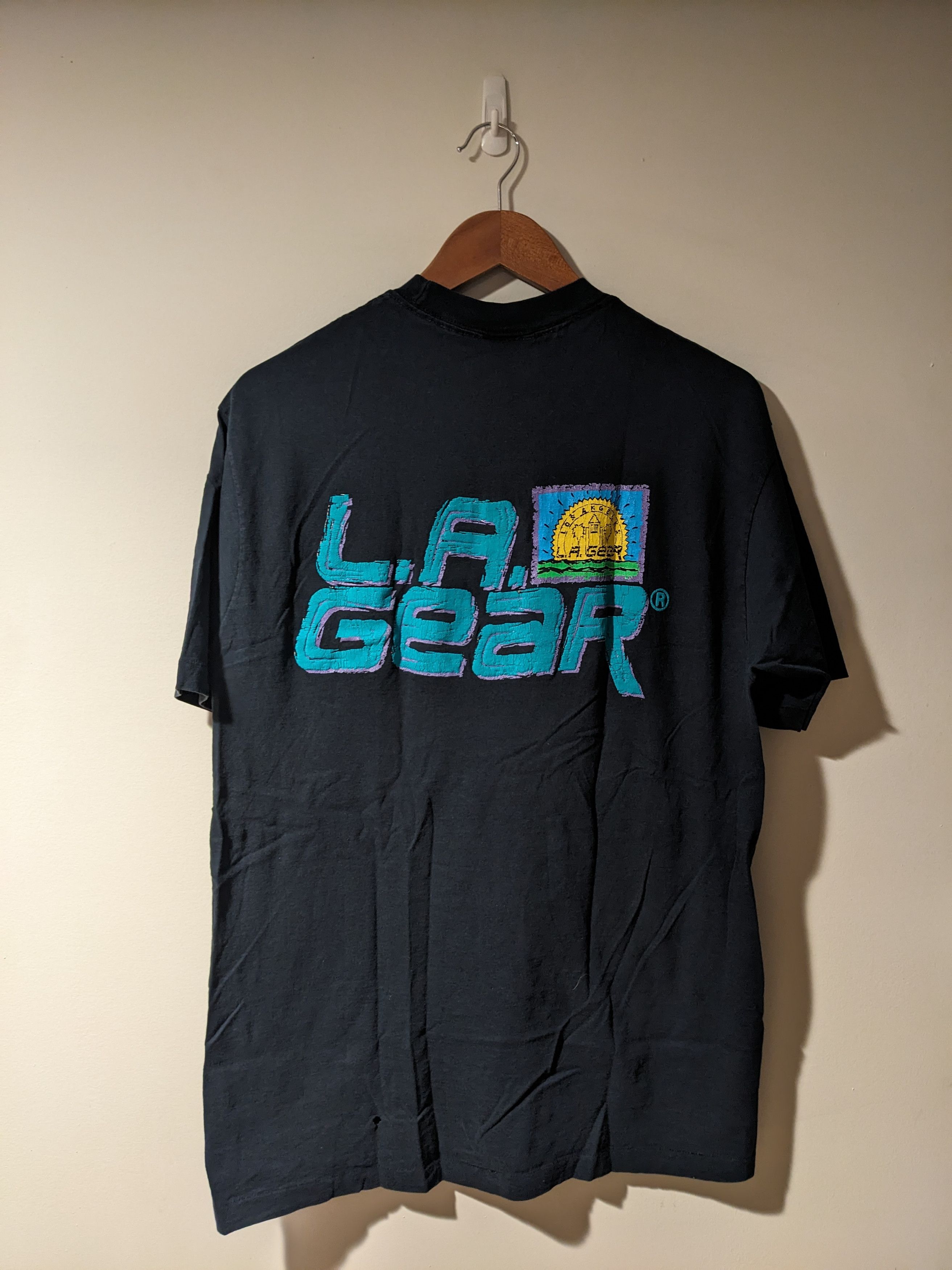 Vintage 90s L.A. Gear Logo Front Back Los Angeles T-Shirt