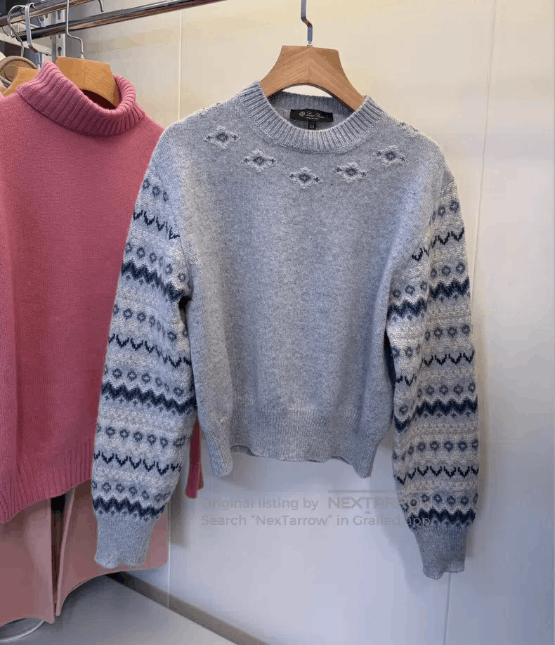 Loro Piana Loro Piana Cashmere Jacquard Sweater Size XS / US 0-2 / IT 36-38 - 1 Thumbnail
