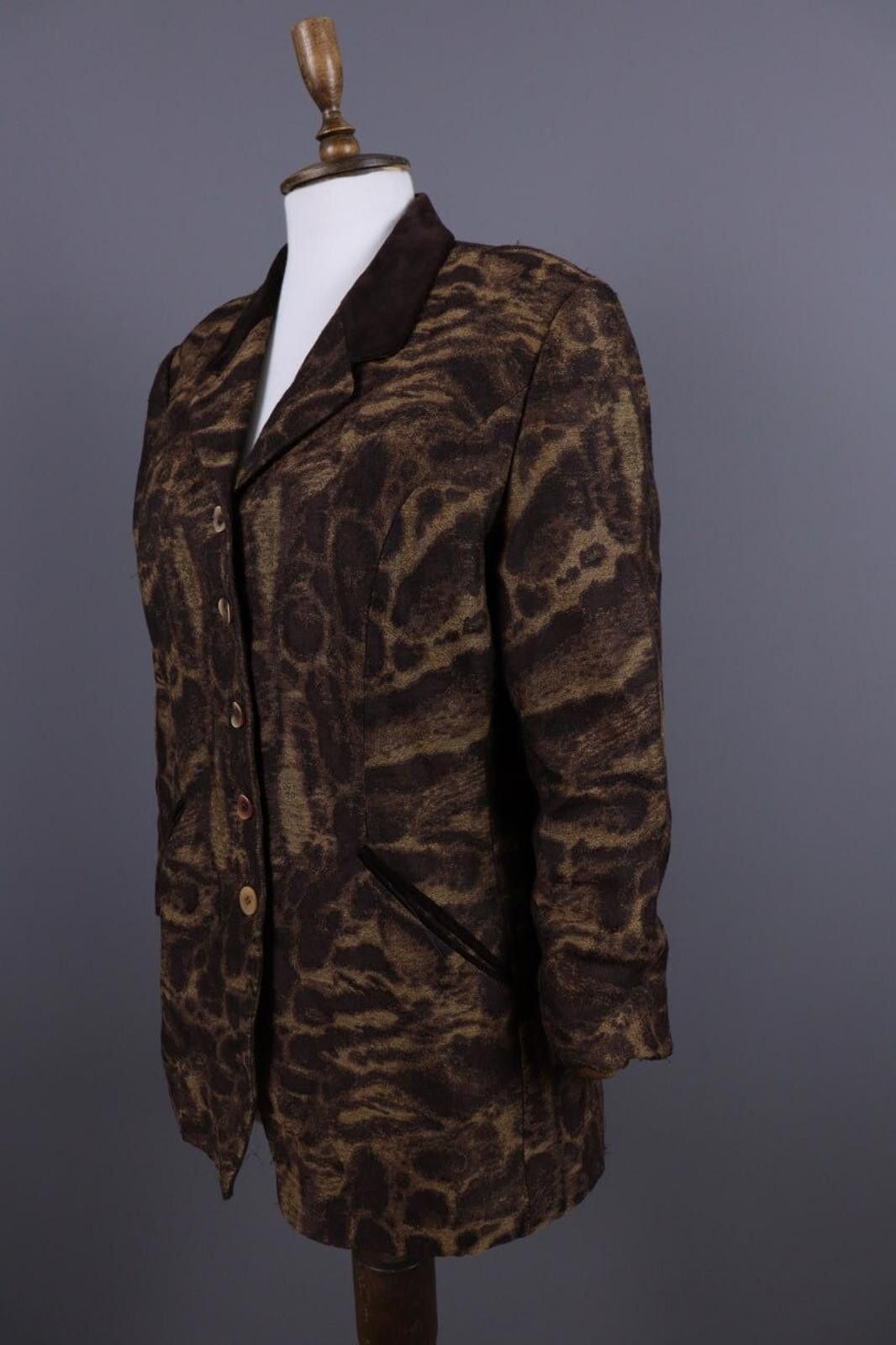 Kenzo Jungle Kenzo Brown Leopard Print Vintage Jacket Size 44 / M Size M / US 6-8 / IT 42-44 - 10 Thumbnail